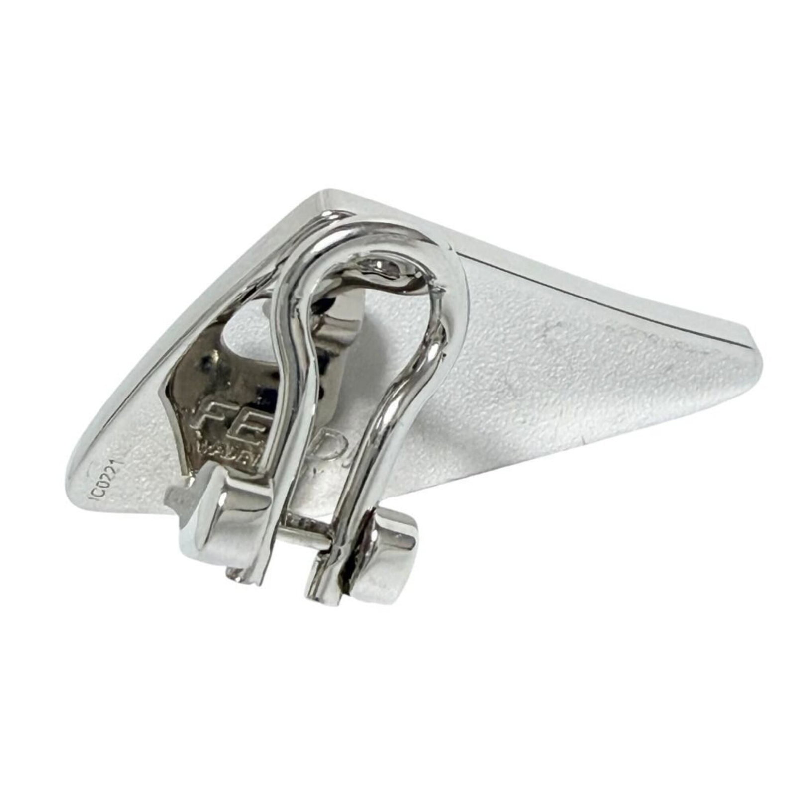 FENDI Clip Earrings Metal - 2
