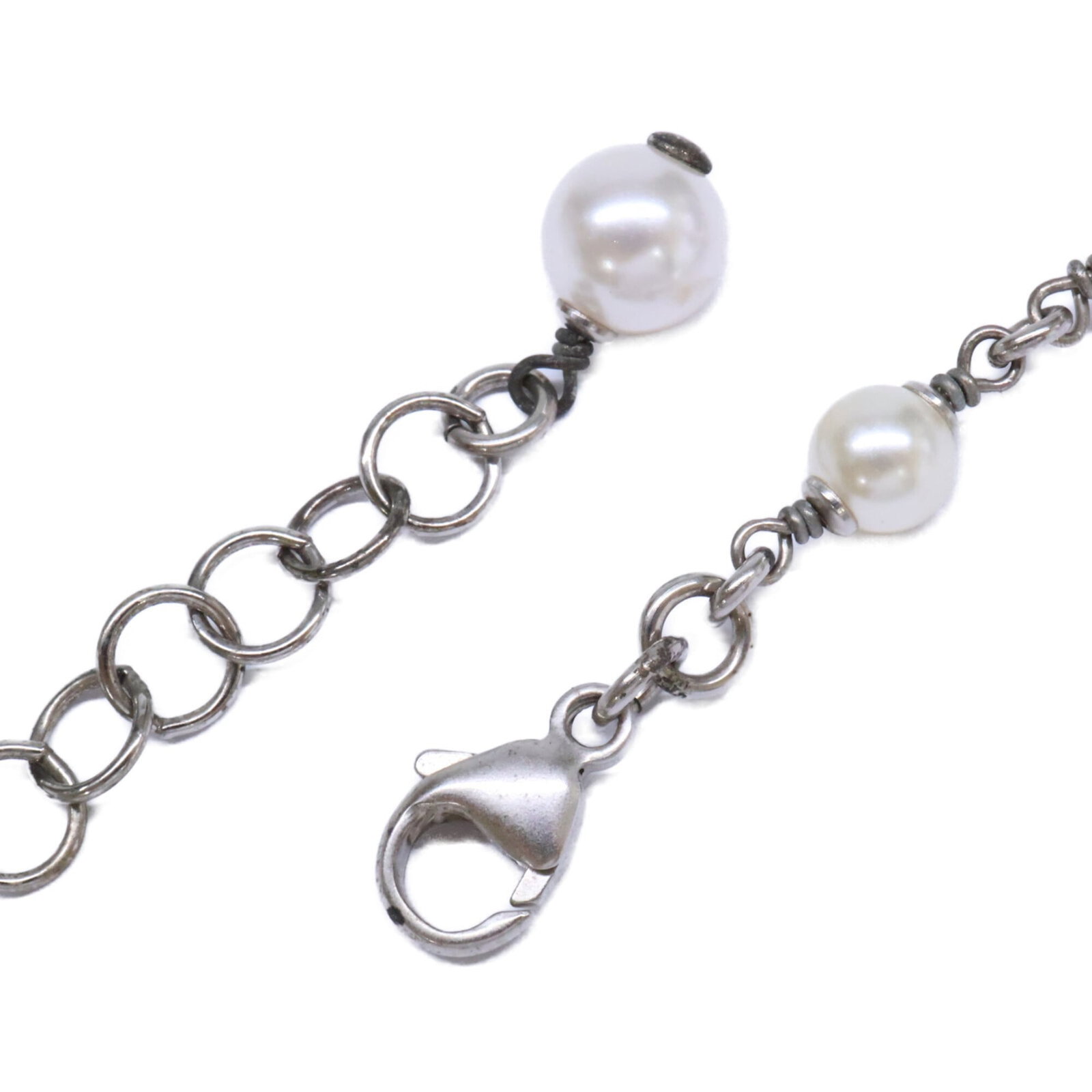CHANEL Silver Necklace - 5