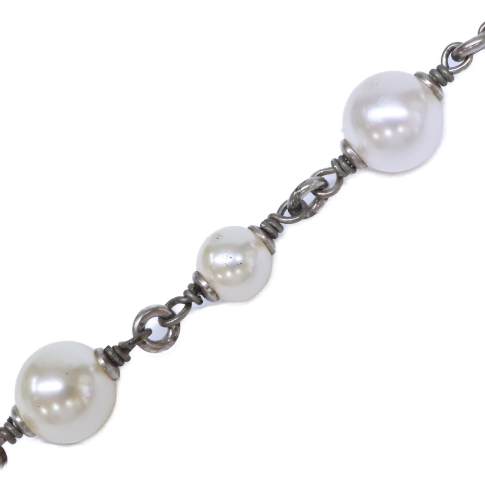 CHANEL Silver Necklace - 7