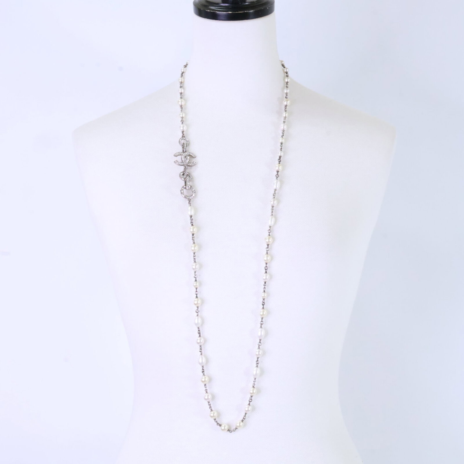 CHANEL Silver Necklace - 8