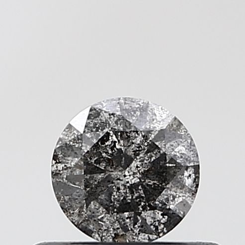 Round 0.35ct Salt And Pepper VVS1 - Loose Natural Diamond (1 of 1)
