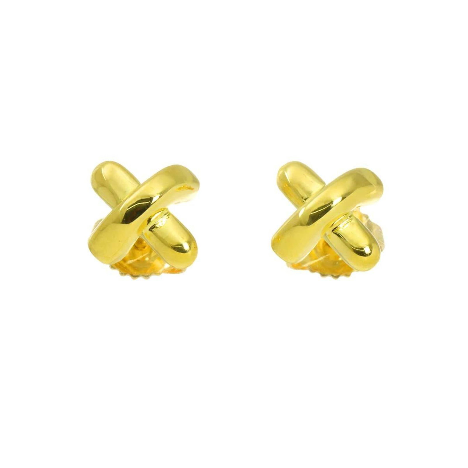TIFFANY Stud Earrings Yellow Gold (18K): TIFFANY Stud Earrings Yellow Gold (18K) Yellow gold (18K) stud earrings from Tiffany, bearing a signature, in excellent condition with no visible wear or only the faintest traces, looking and function
