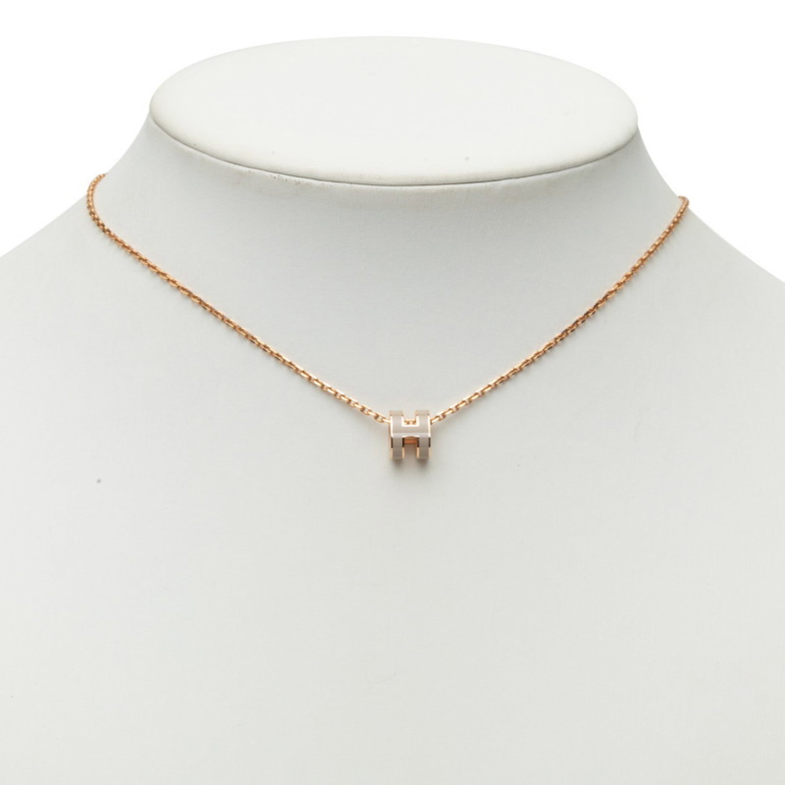 HERMES Beige Necklace - 6