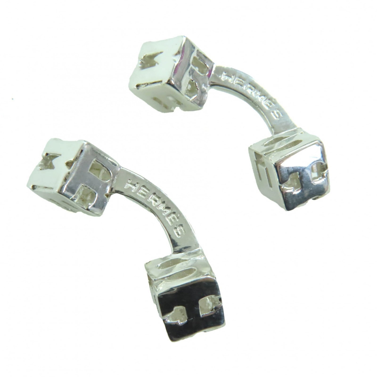 HERMES Stud/Button Silver 925 - 2