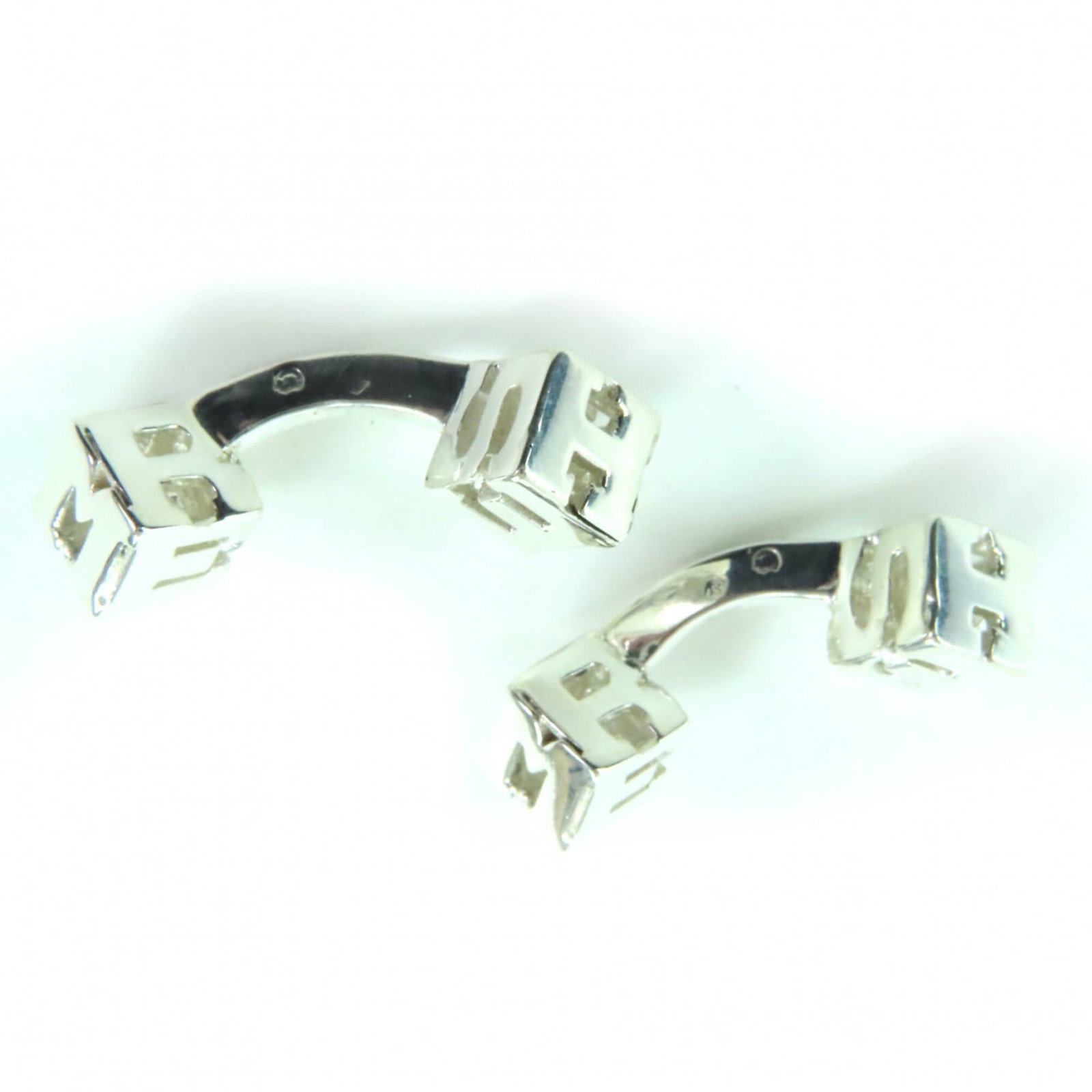 HERMES Stud/Button Silver 925 - 4