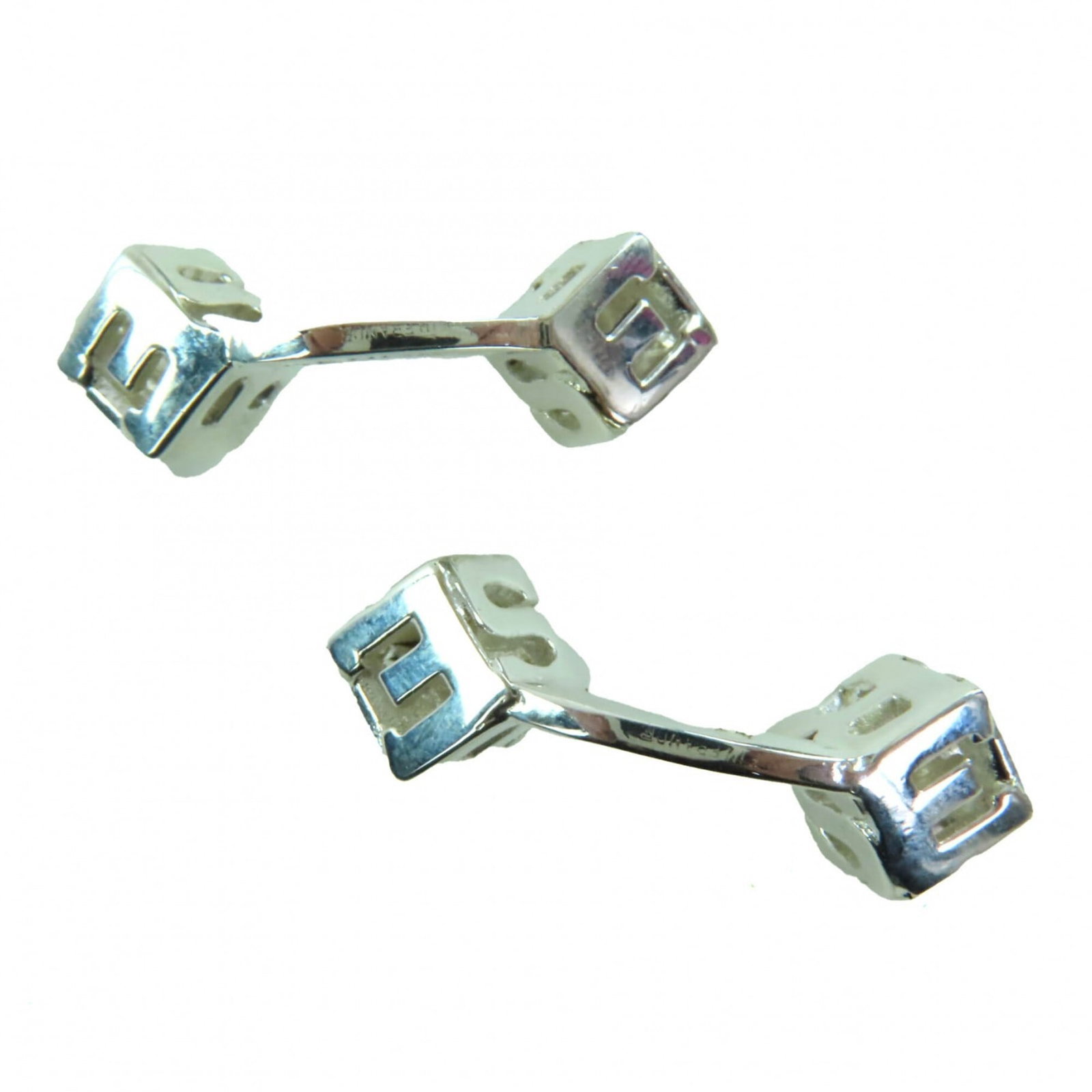 HERMES Stud/Button Silver 925 - 5