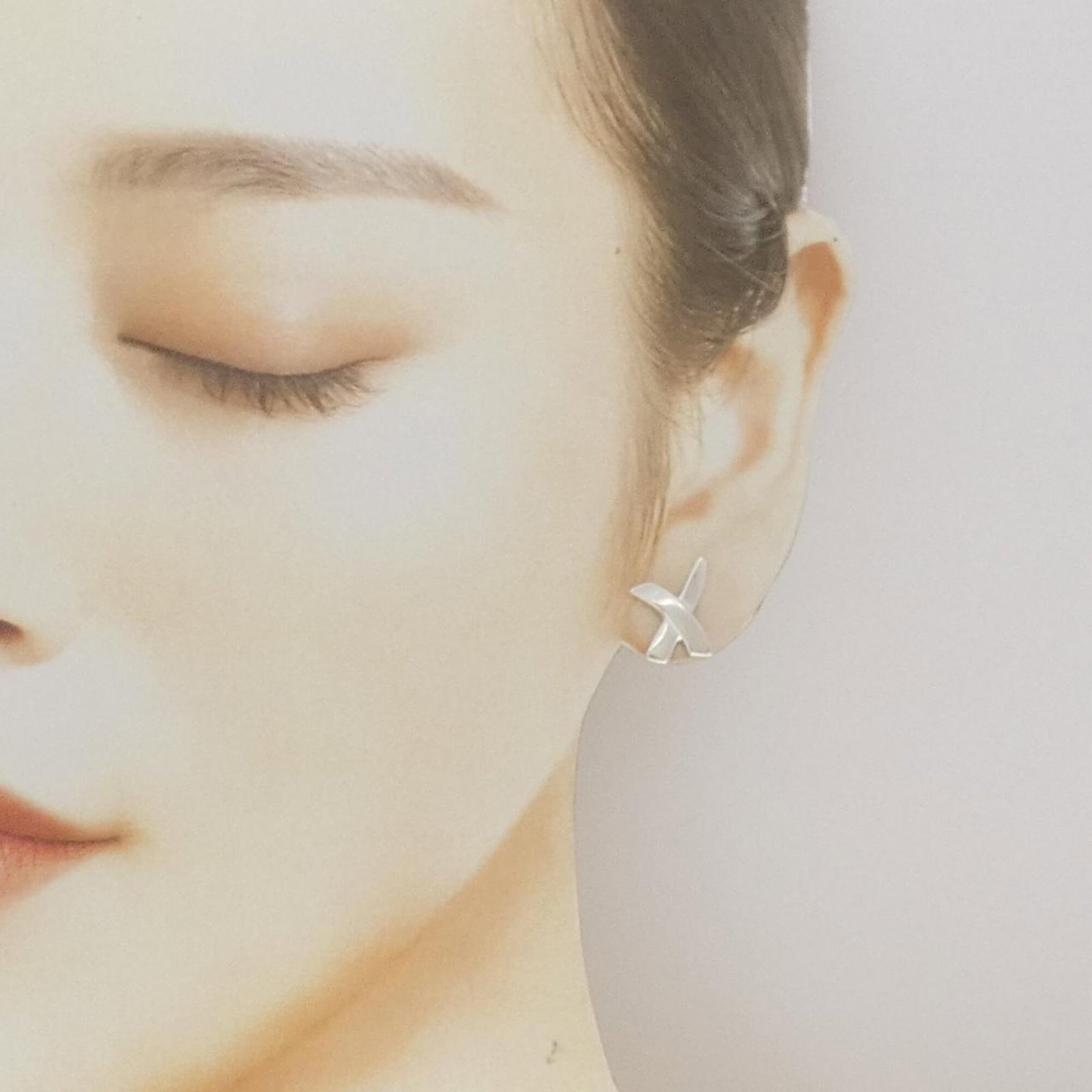 TIFFANY Stud Earrings Silver 925 - 4