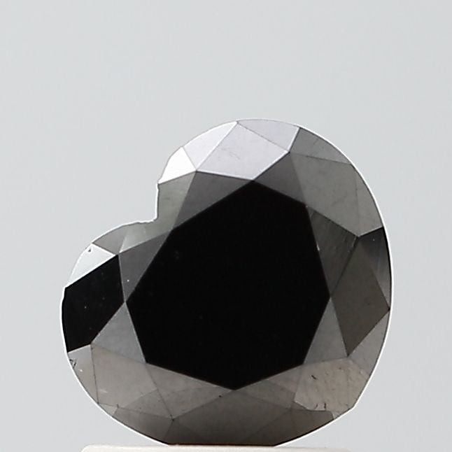 Heart 1.9ct Black VVS2 - Loose Natural Diamond: Heart 1.9ct Black VVS2 - Loose Natural Diamond A rare and striking 1.9ct black diamond, certified as VVS2 in clarity and EX in polish and symmetry, boasts exceptional luster and depth. Its unique