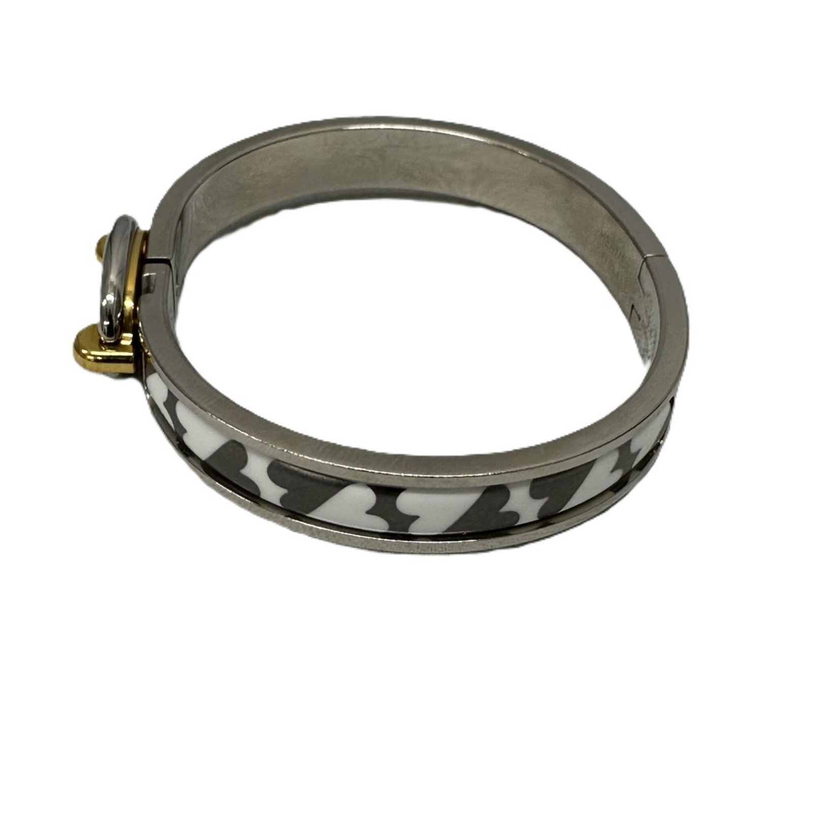 HERMES Bangle Enamel Lacquer Metal - 3