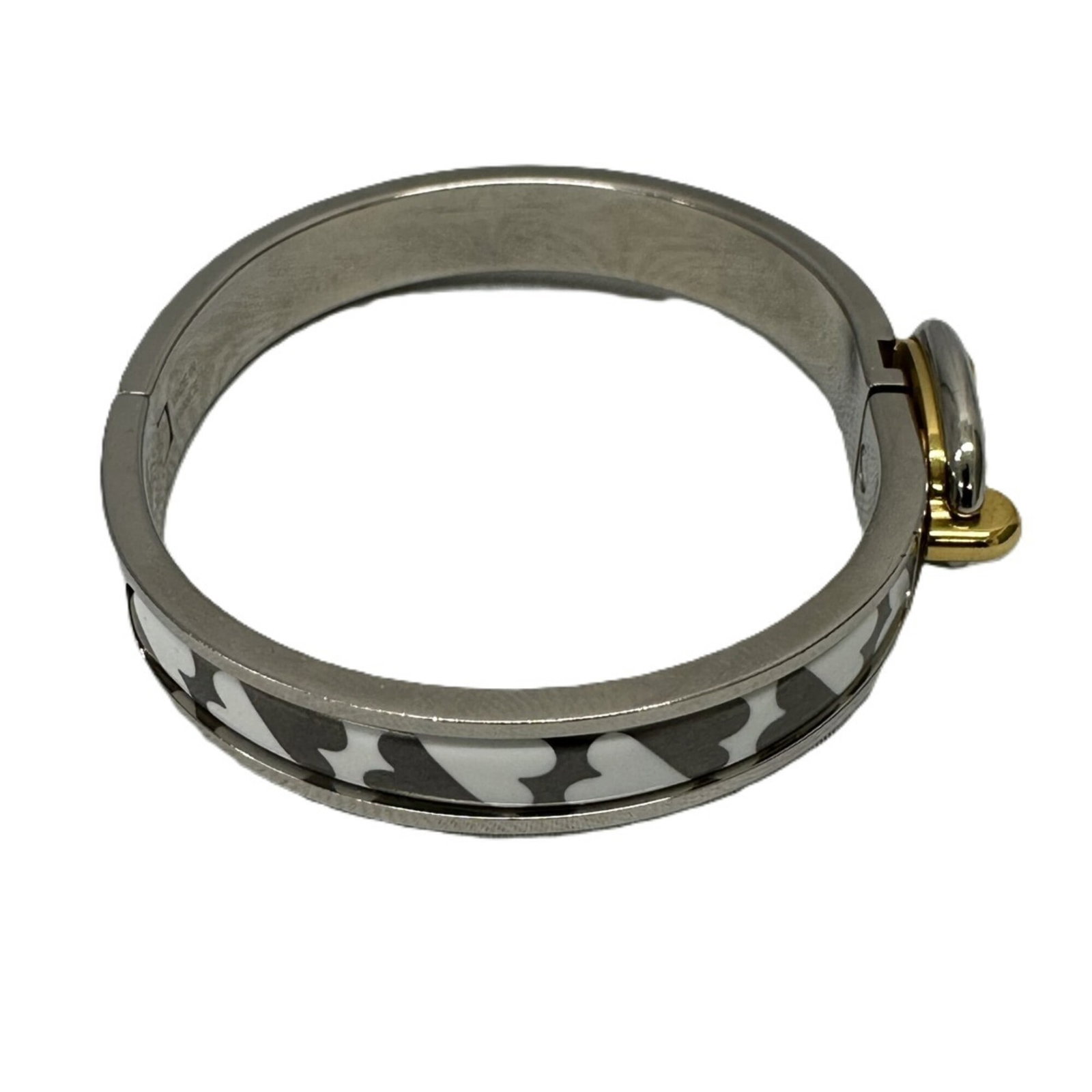 HERMES Bangle Enamel Lacquer Metal - 4