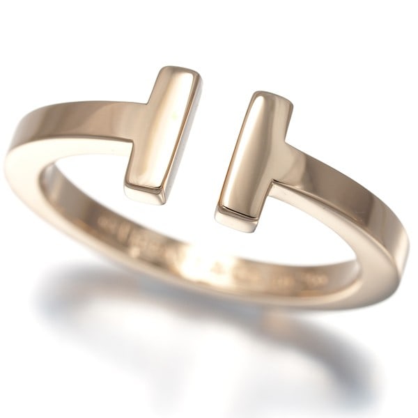 Tiffany&Co. Ring Tiffany T Square Us8.75-9 18K 750 Rose Gold: Tiffany&Co. Ring Tiffany T Square Us8.75-9 18K 750 Rose Gold Tiffany&Co. Ring Tiffany T Square Us8.75-9 18K 750 Rose Gold is a stunning 18k rose gold Tiffany T Square ring, featuring a classic design 