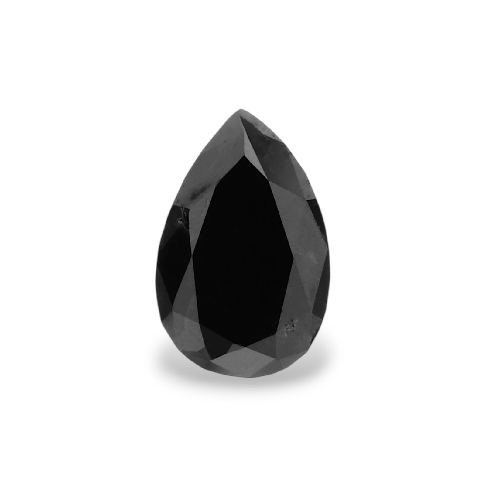 GIA Pear 0.6ct Fancy Black VVS2 - Loose Natural Diamond: GIA Pear 0.6ct Fancy Black VVS2 - Loose Natural Diamond GIA-certified Fancy Black 0.6ct VVS2 diamond, showcasing exceptional clarity and polish, with a rich black color and symmetrical cut. This