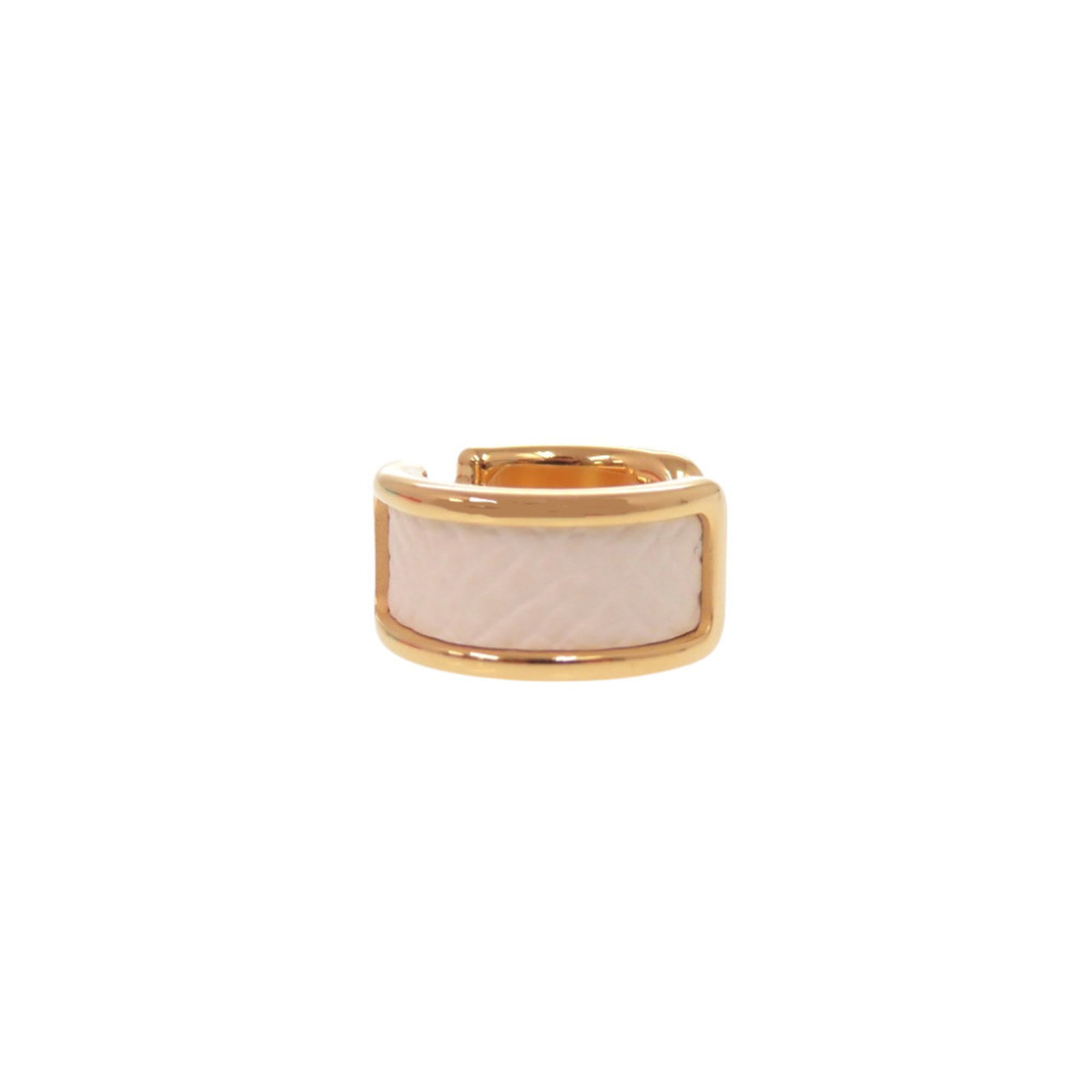 HERMES Earcuff Gold Plating Leather - 3