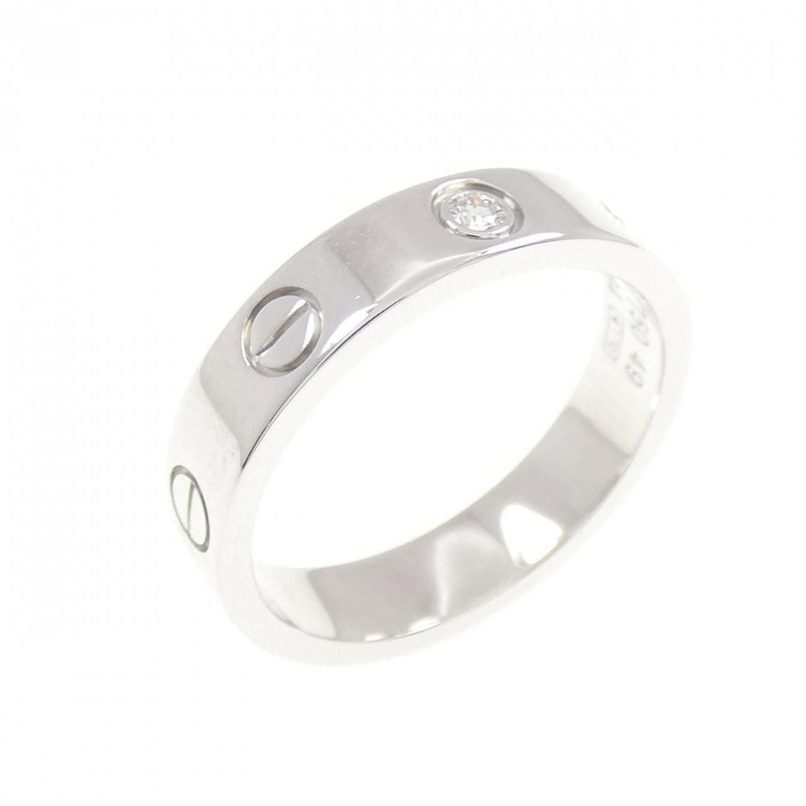 CARTIER Band Ring White Gold (18K): CARTIER Band Ring White Gold (18K) Cartier Band Ring White Gold (18K) - A stunning women's band ring crafted from 18K white gold, this piece boasts a sleek design that complements any style. With its