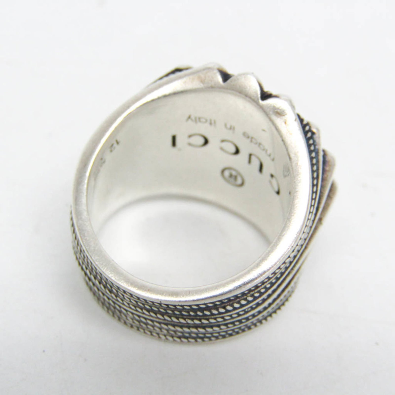 GUCCI Band Ring Silver - 3