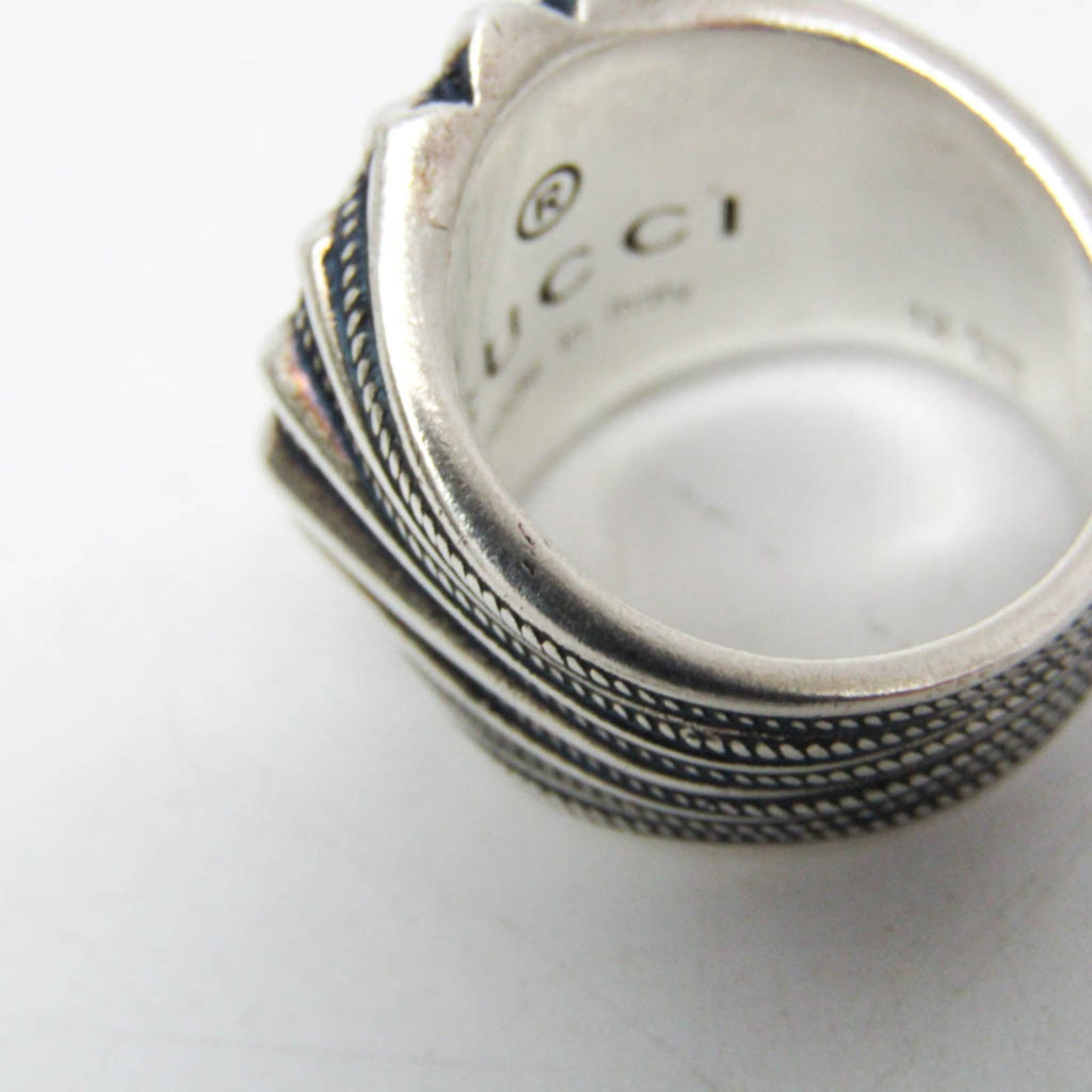 GUCCI Band Ring Silver - 4