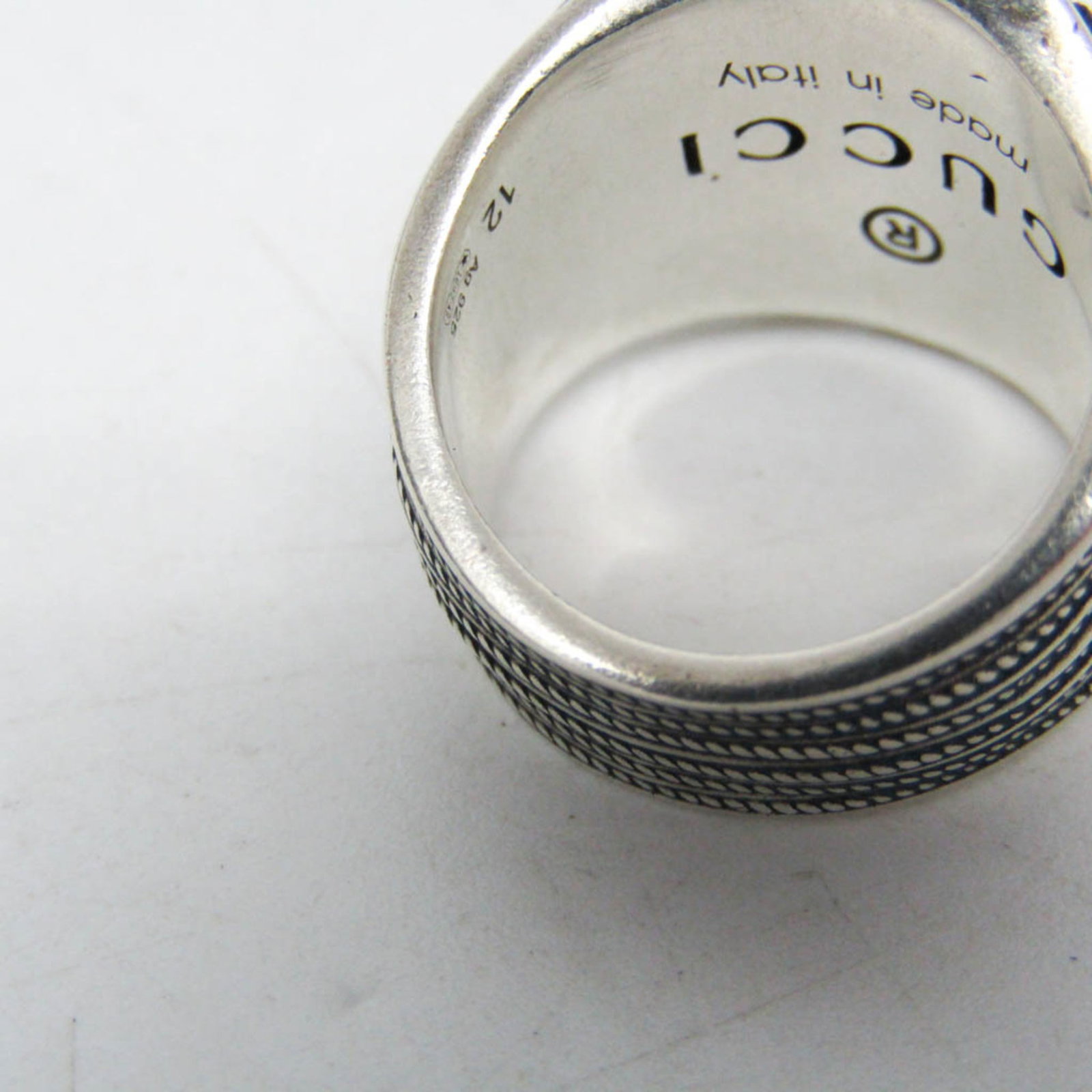 GUCCI Band Ring Silver - 5