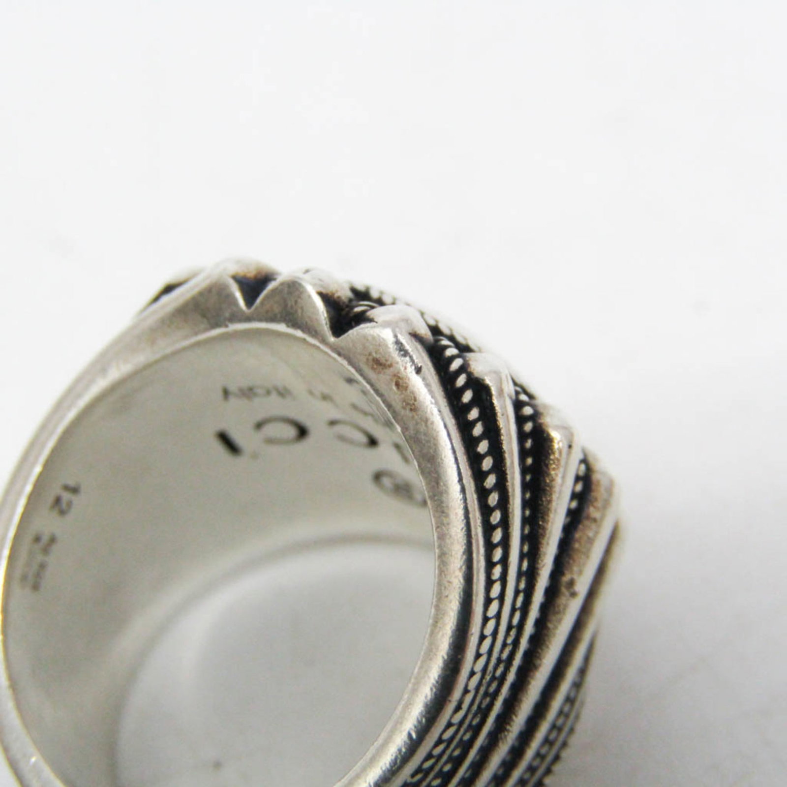 GUCCI Band Ring Silver - 6