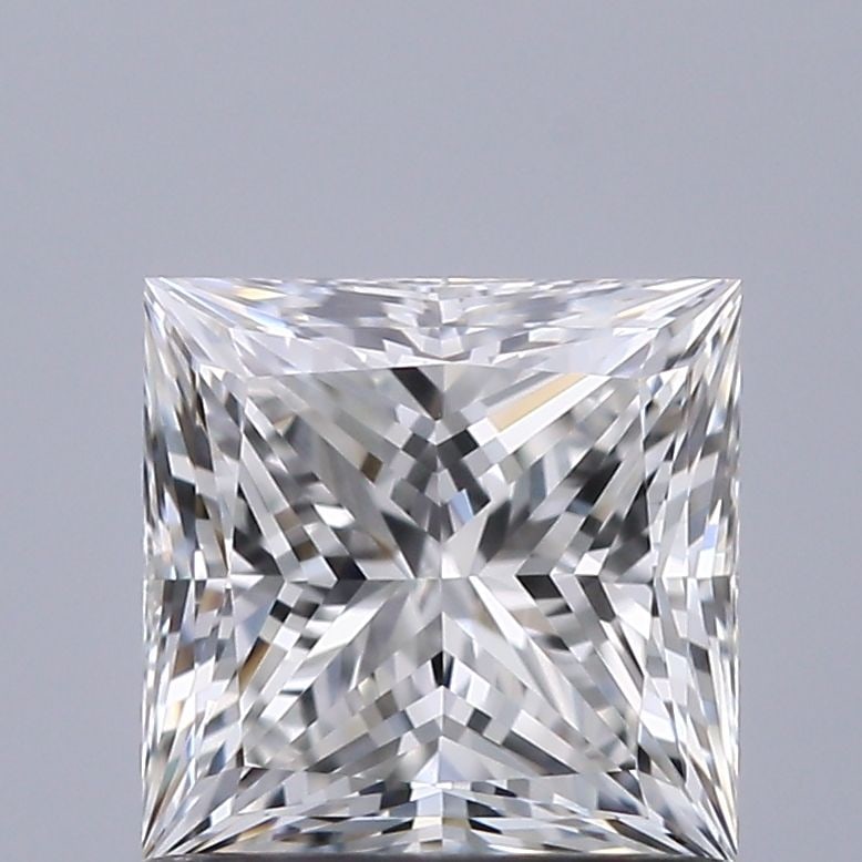 GIA Princess 0.91ct F VVS2 - Loose Natural Diamond: GIA Princess 0.91ct F VVS2 - Loose Natural Diamond 0.91ct GIA Princess cut diamond with exceptional clarity and polish, boasting a color grade of F and clarity of VVS2. This natural diamond's EX