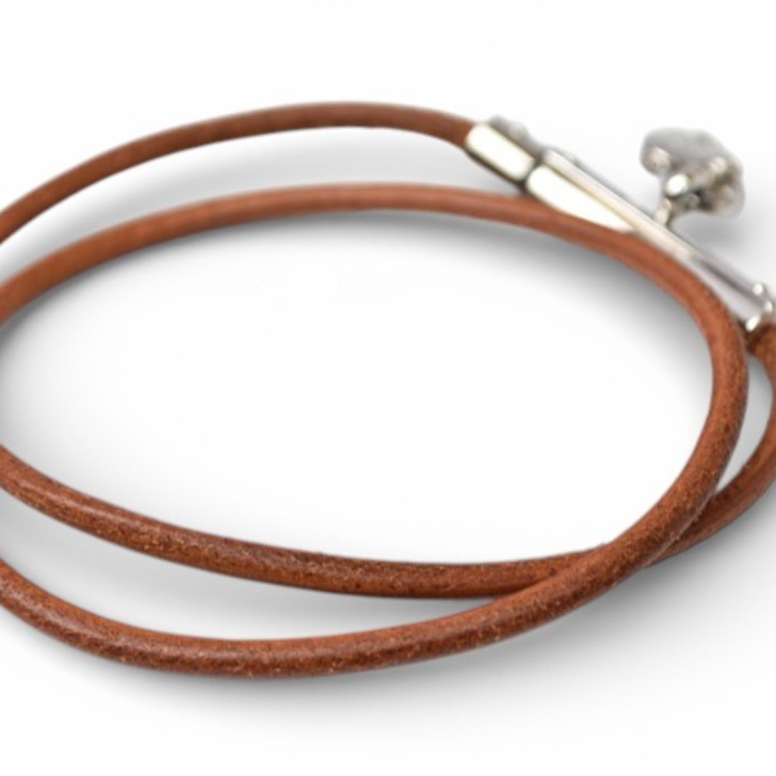HERMES Bangle Leather - 4