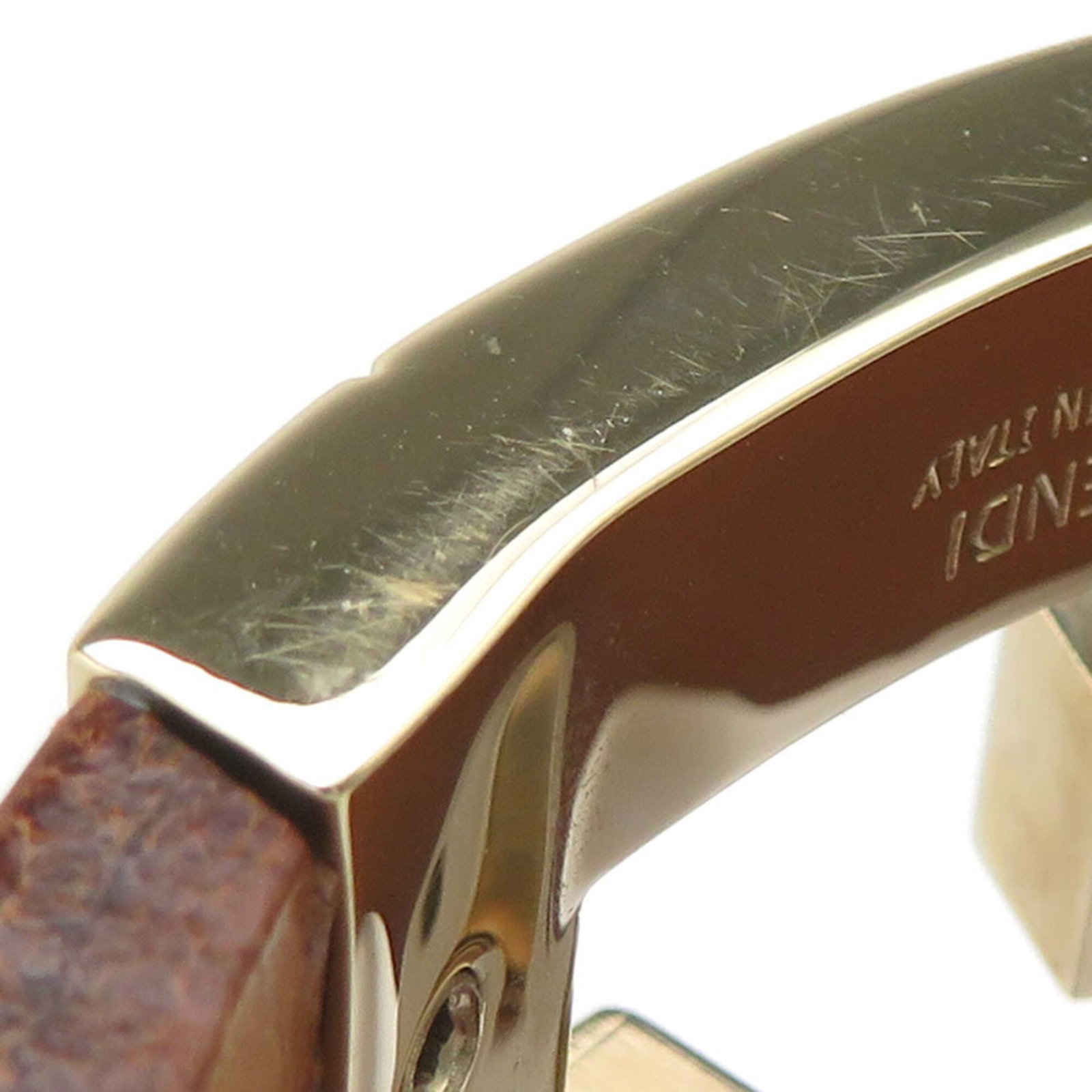 FENDI Bangle Leather Metal - 8