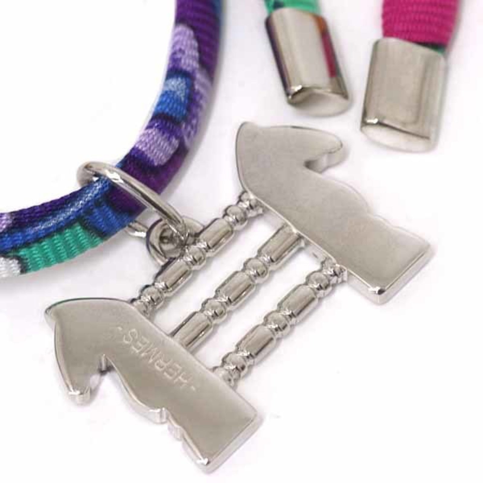 HERMES Charm Bracelet Silk - 5