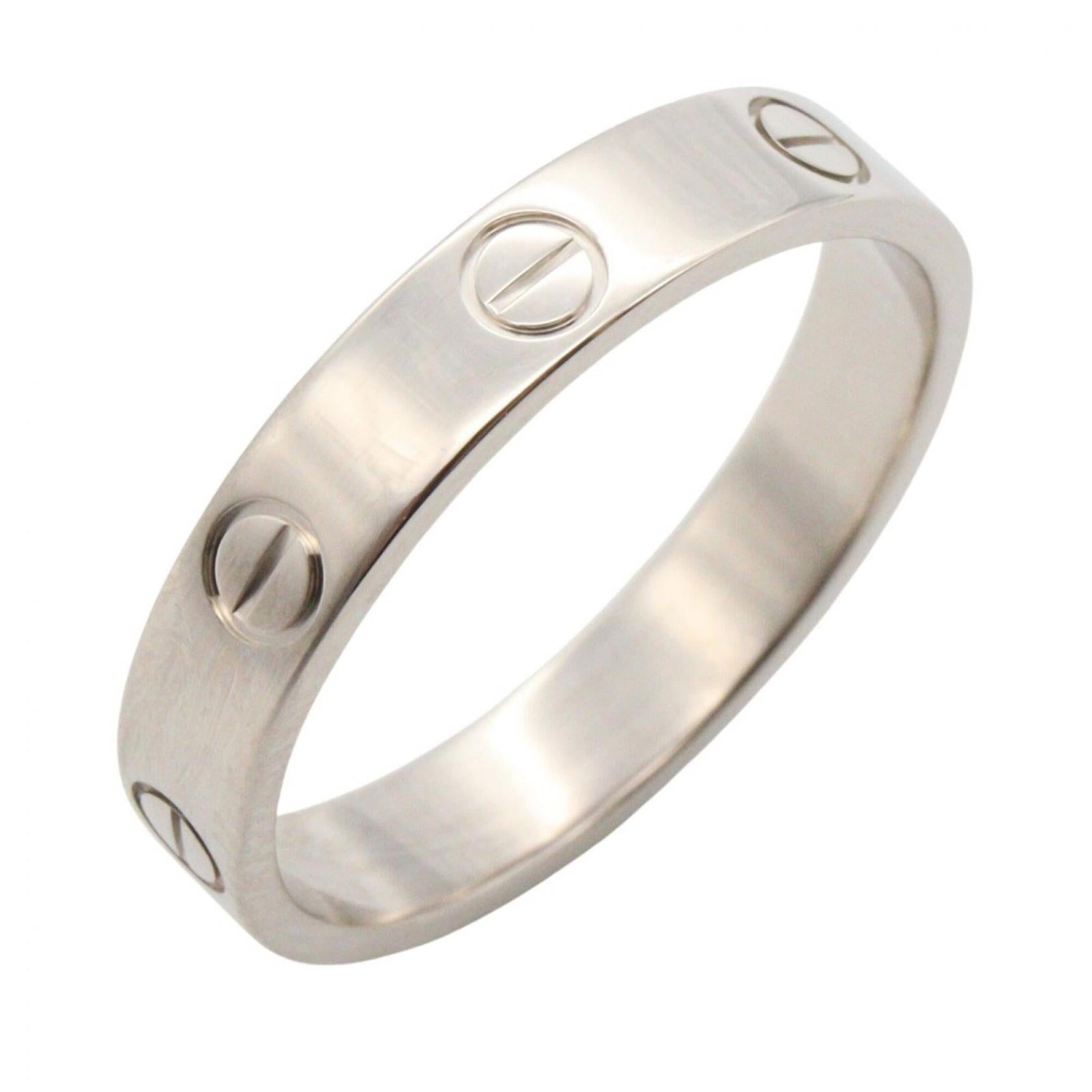 CARTIER Band Ring White Gold (18K): CARTIER Band Ring White Gold (18K) Cartier Band Ring White Gold (18K) is a high-quality band ring made from 18K white gold, featuring a classic design that suits both men and women. In excellent condi