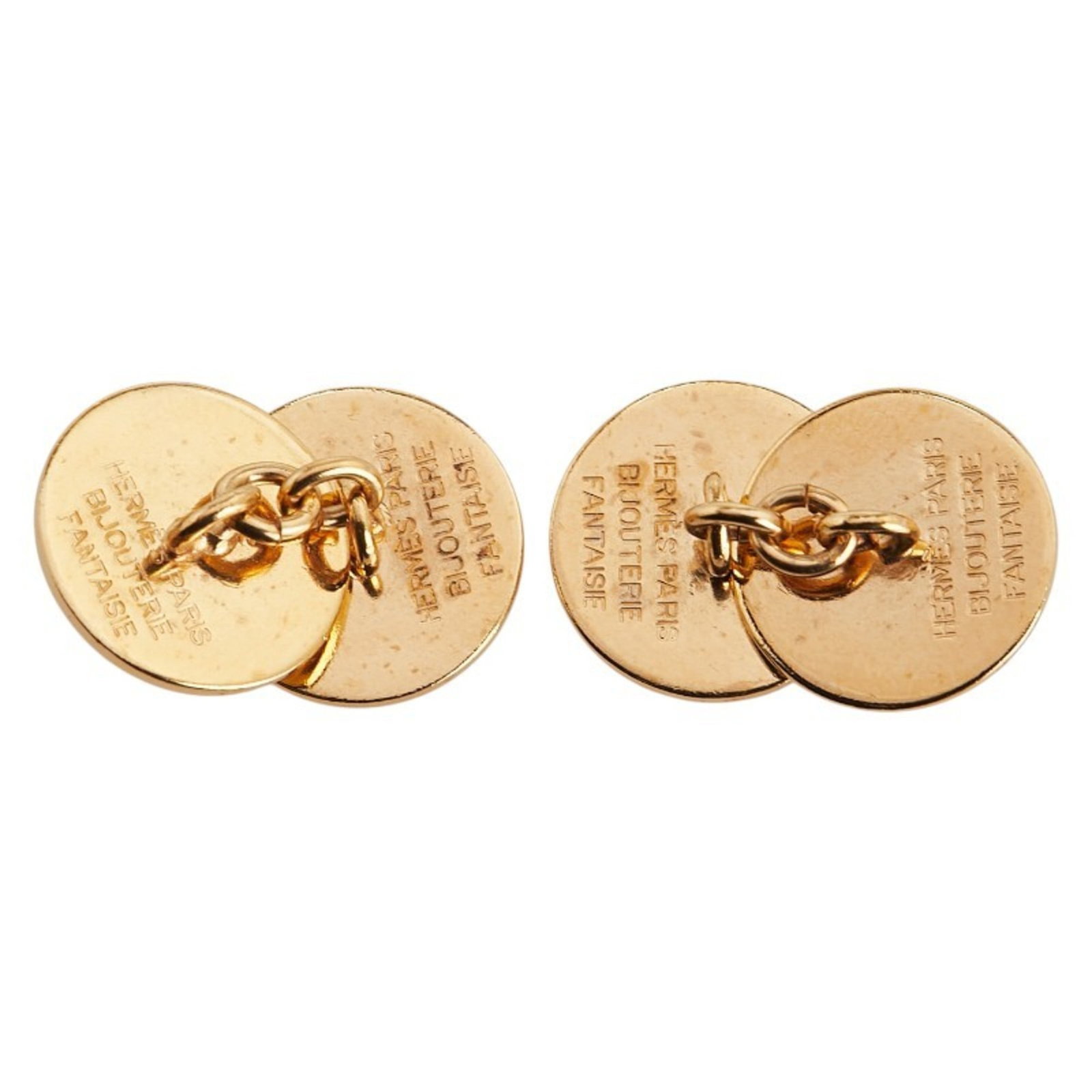 HERMES Cufflinks Gold - 3