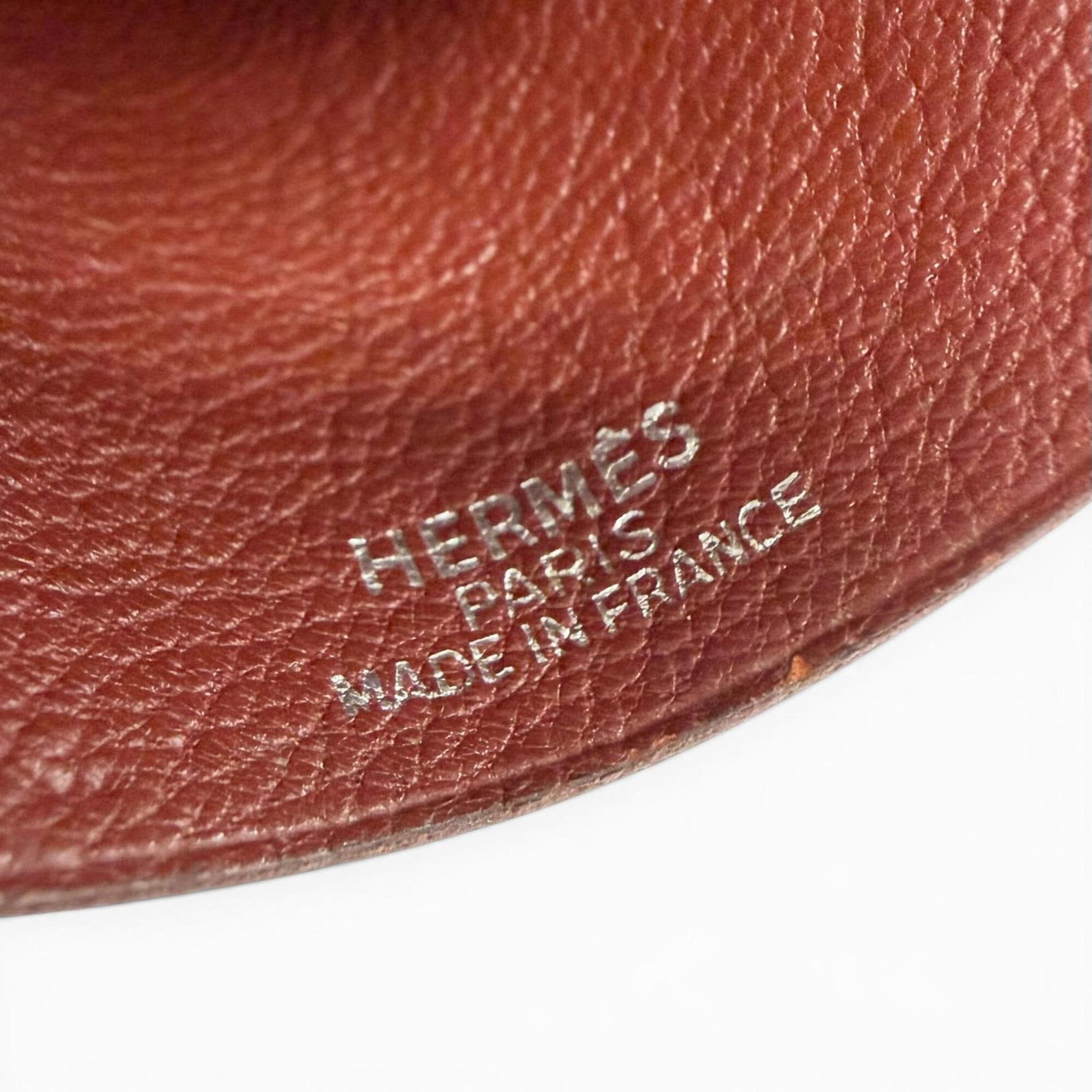 HERMES Leather Rouge H - 8