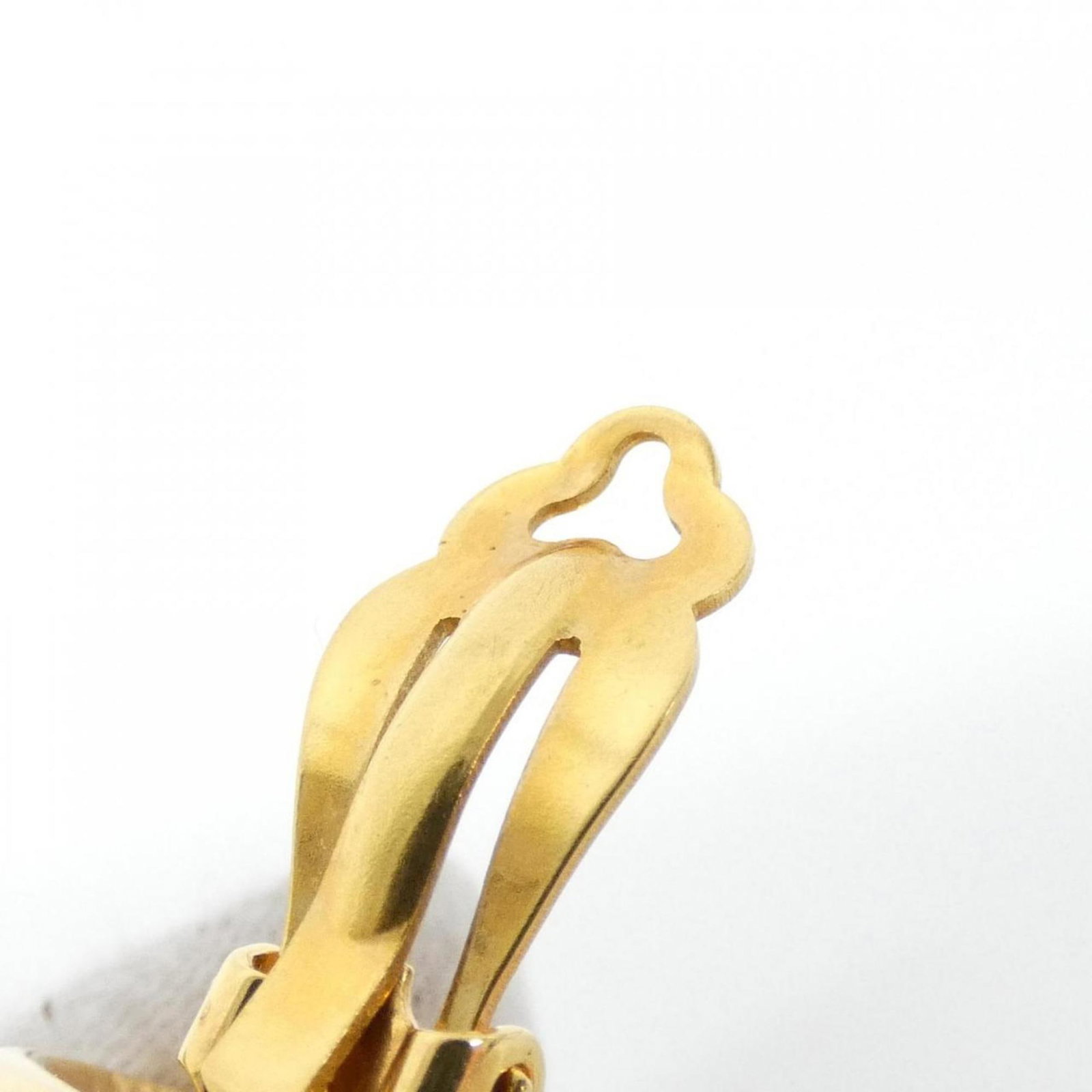 CHANEL Stud Earrings Gold - 5