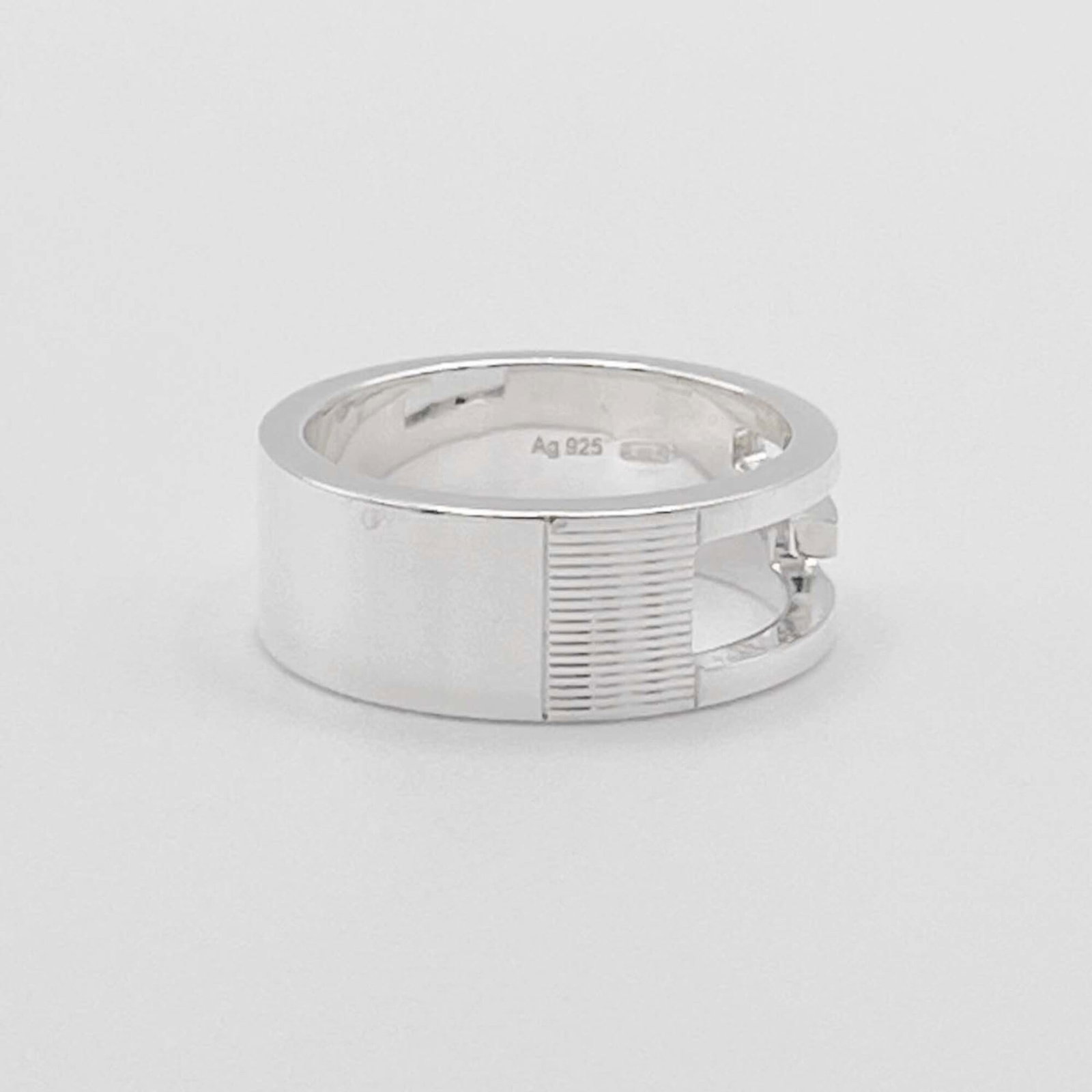 GUCCI Band Ring Silver 925 - 2