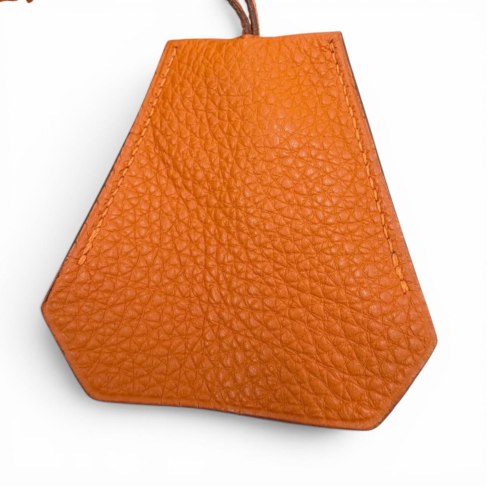 HERMES Leather Orange - 3