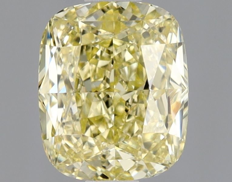 GIA Cushion Brilliant 1.03ct Fancy Yellow VVS2 - Loose Natural Diamond (1 of 1)
