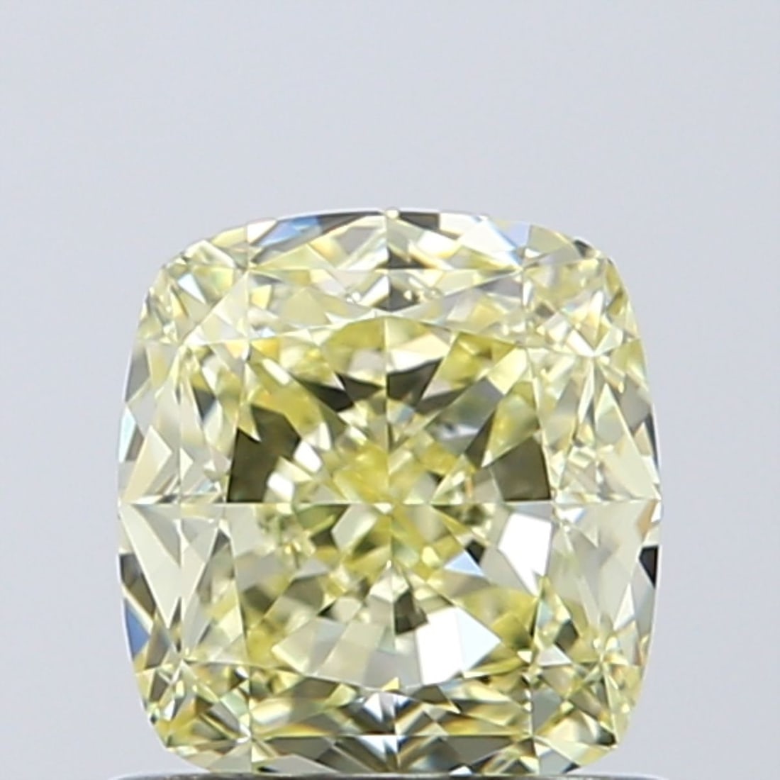 GIA Cushion Brilliant 0.91ct Fancy Light Yellow IF - Loose Natural Diamond: GIA Cushion Brilliant 0.91ct Fancy Light Yellow IF - Loose Natural Diamond GIA-certified, this 0.91ct Fancy Light Yellow IF diamond boasts exceptional clarity and polish, with a vibrant light yellow