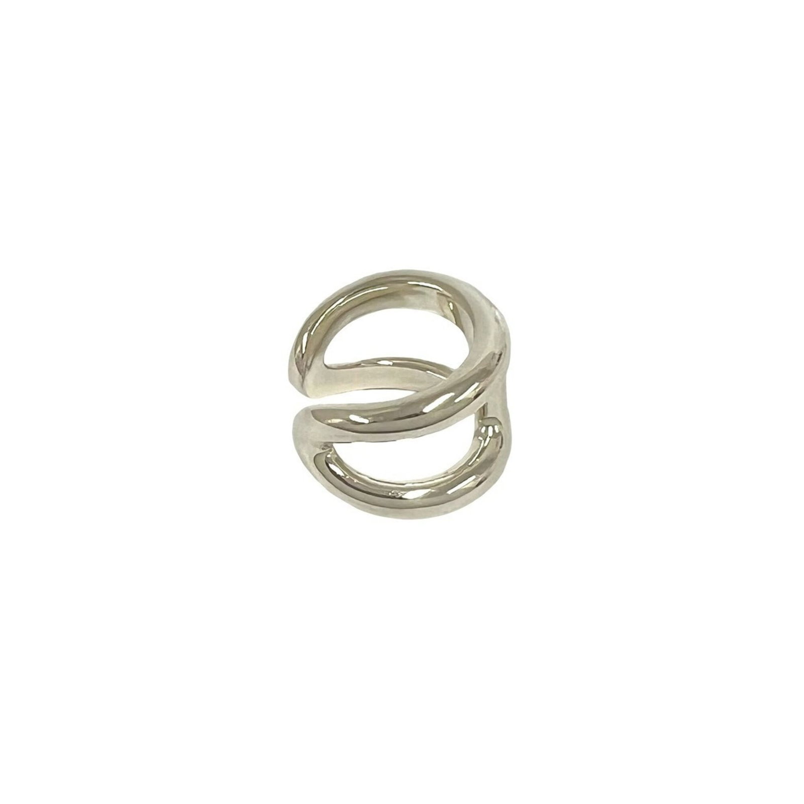 HERMES Band Ring Silver 925 - 5