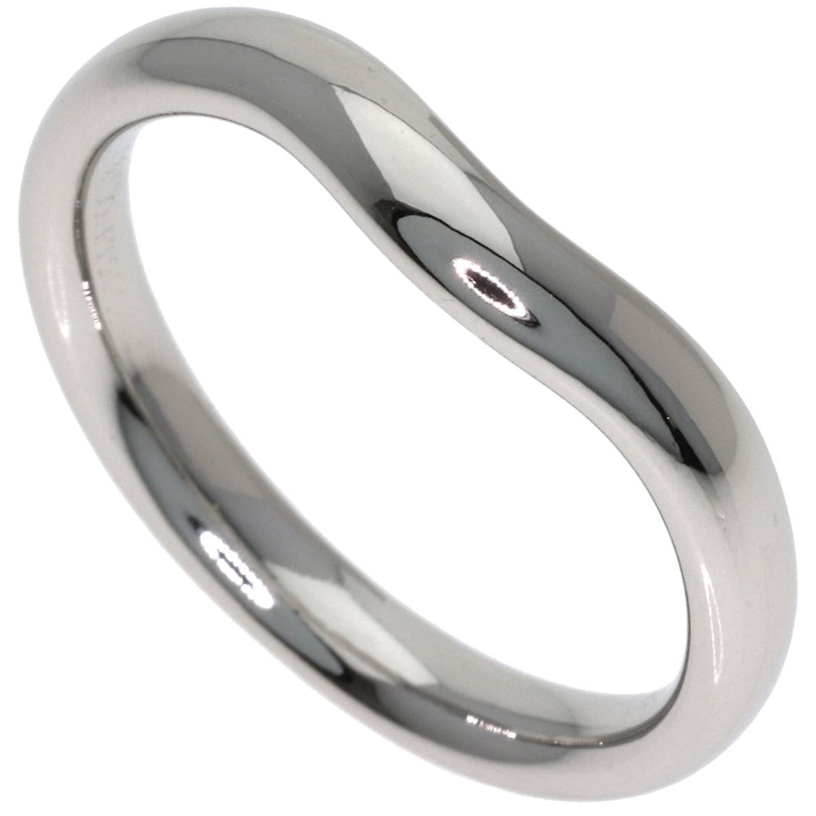 TIFFANY Band Ring: TIFFANY Band Ring Platinum band ring from Tiffany, featuring a 3mm width and 0.12'' thickness, with a US size of 7. This gently used ring has minor signs of wear and small scratches or light marks, bu