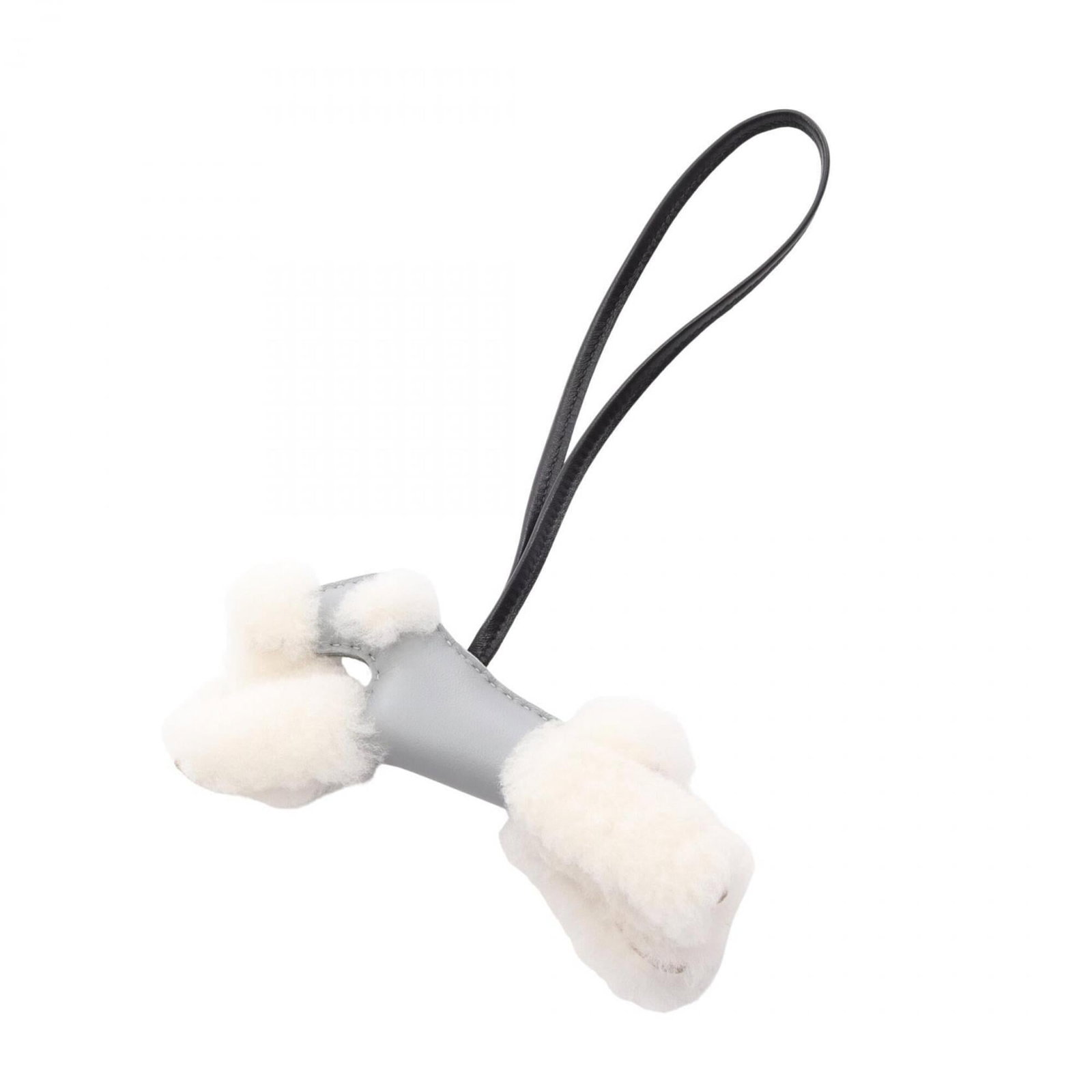 HERMES Handbag Charm Agneau Milo Leather (1 of 3)