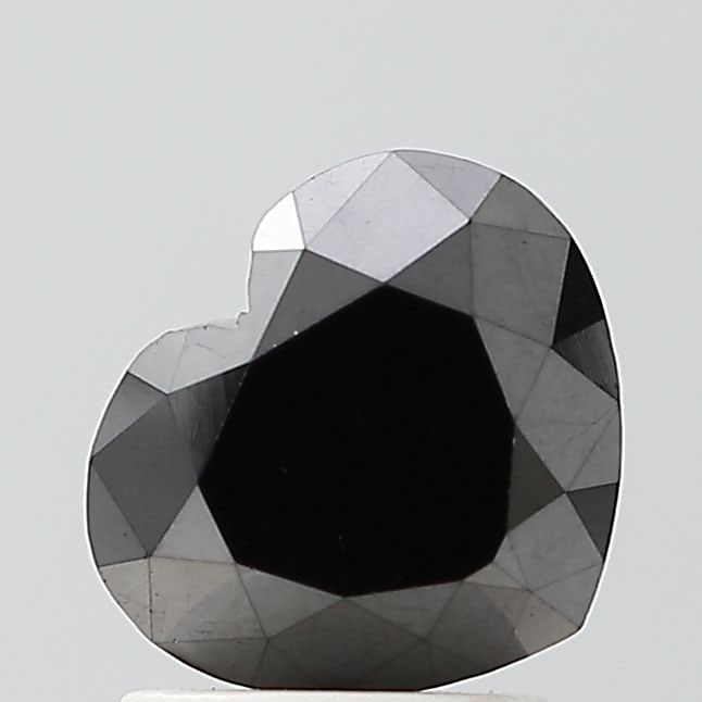 Heart 1.61ct Black VVS2 - Loose Natural Diamond: Heart 1.61ct Black VVS2 - Loose Natural Diamond A 1.61ct black diamond with a VVS2 clarity and EX polish, this loose natural diamond boasts exceptional symmetry and a high level of polish, making it a