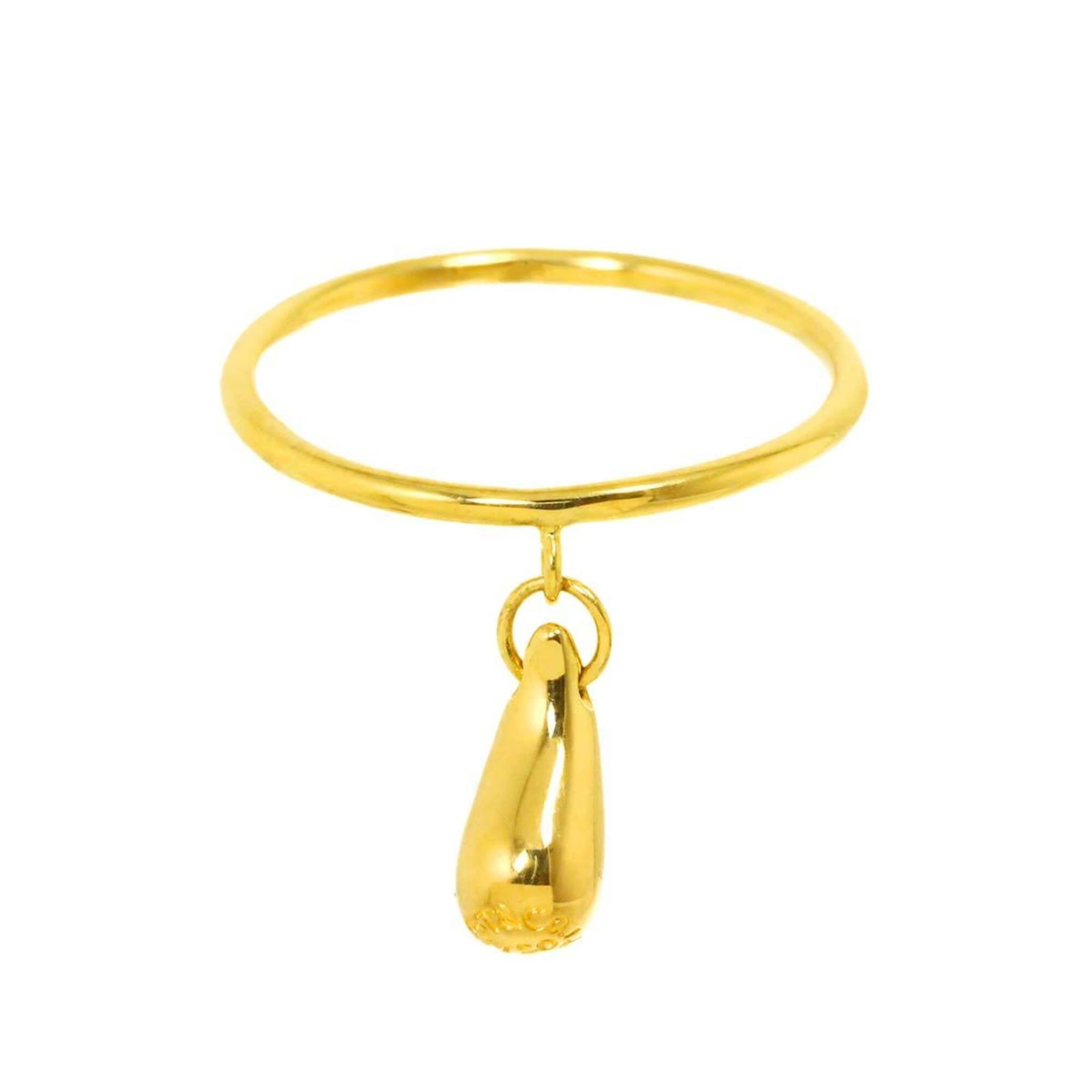 TIFFANY Band Ring Yellow Gold (18K): TIFFANY Band Ring Yellow Gold (18K) Yellow gold band ring with 18K material, a timeless and elegant design. The ring is in like new condition, with only the faintest traces of wear, and may be refurbi