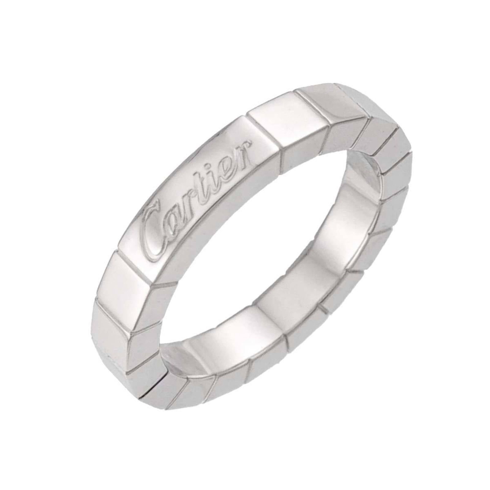 CARTIER Band Ring White Gold (18K): CARTIER Band Ring White Gold (18K) Cartier Band Ring White Gold (18K) is a stunning women's band ring made from 18K white gold. With its sleek design and premium material, this ring looks and