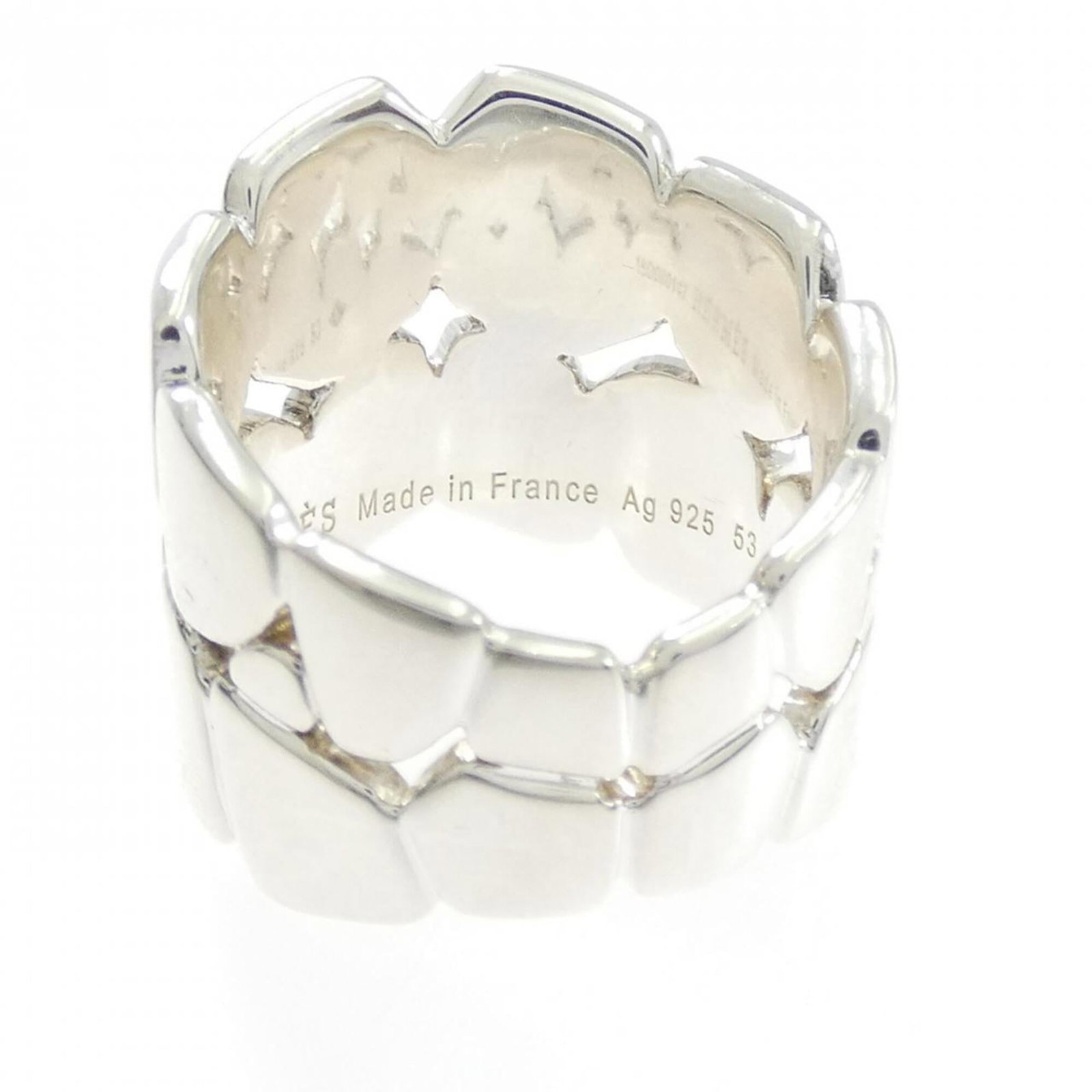 HERMES Band Ring Silver 925 - 3