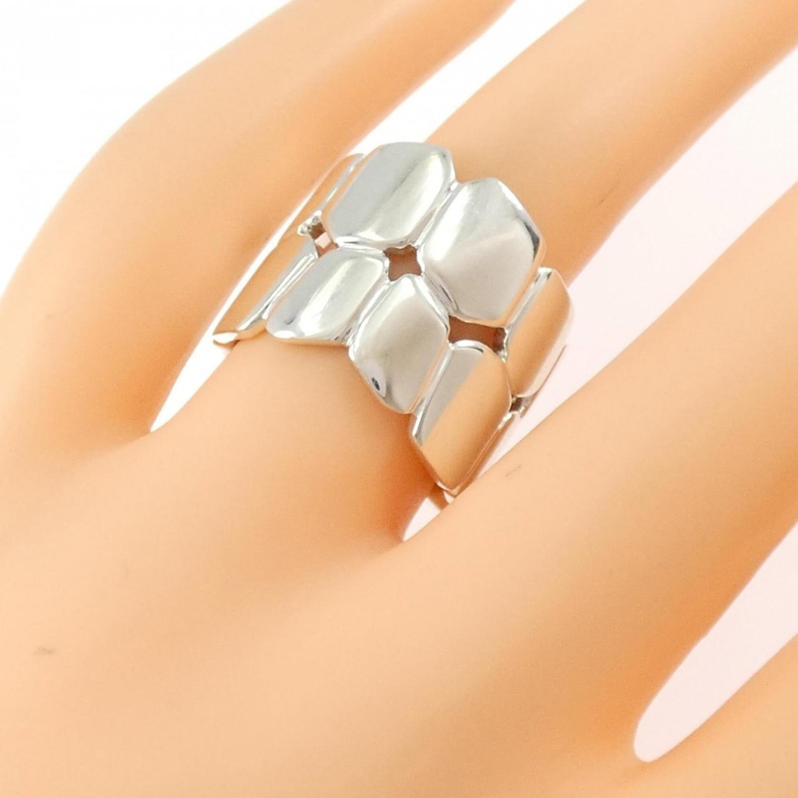 HERMES Band Ring Silver 925 - 5