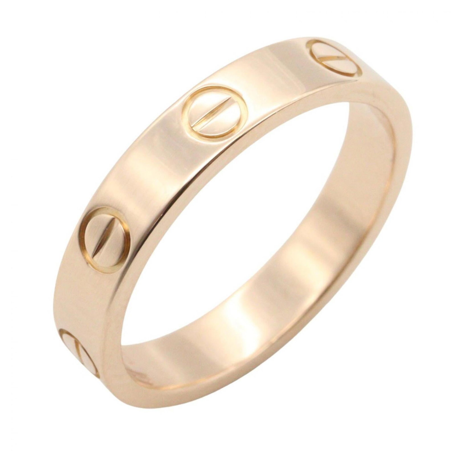 CARTIER Band Ring Pink Gold (18K): CARTIER Band Ring Pink Gold (18K) Pink gold (18K) band ring from Cartier, featuring a subtle pink hue. This 52 US size, 6.5 condition ring is made from 18K pink gold and bears a faint trace of refurbi
