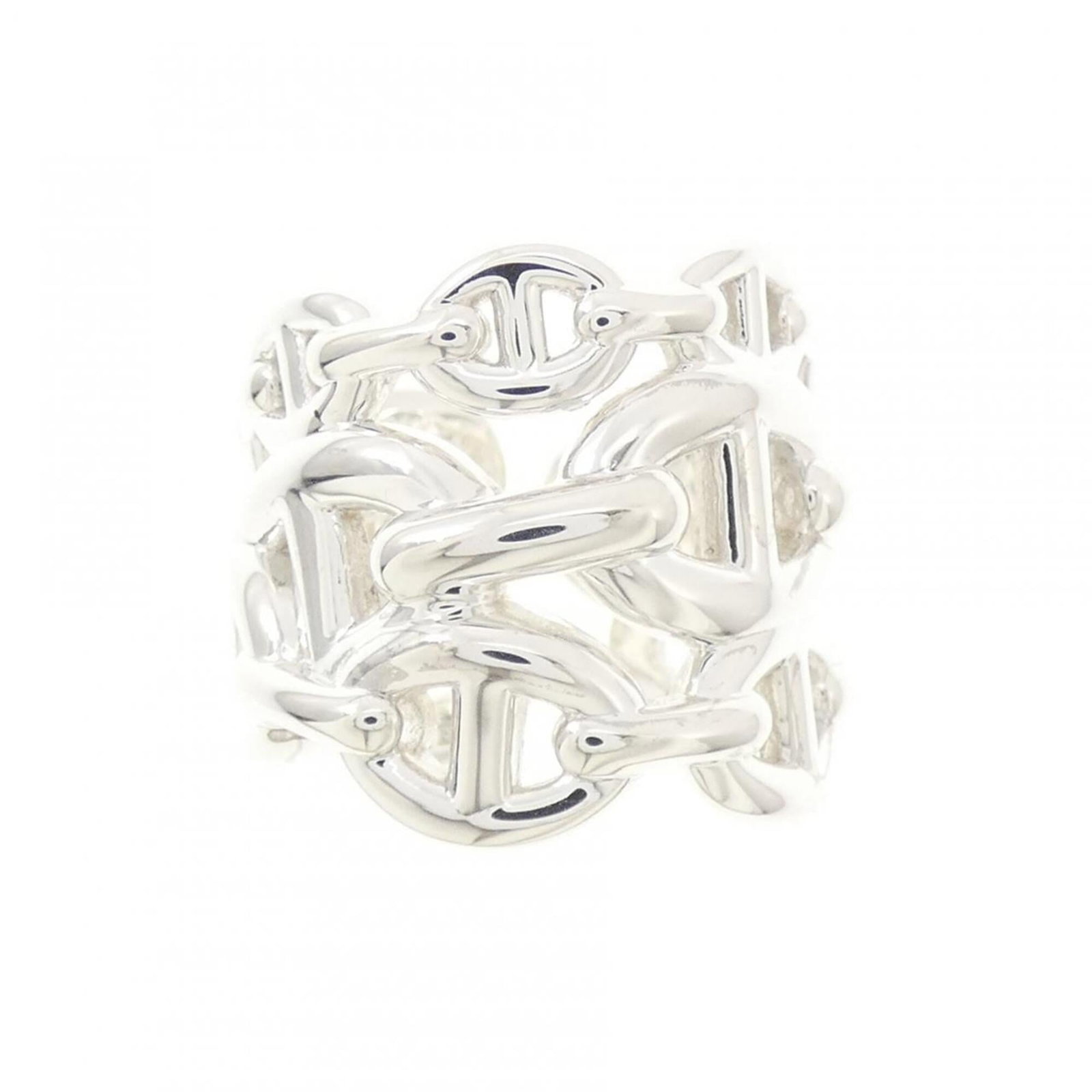 HERMES Band Ring Silver 925 - 2