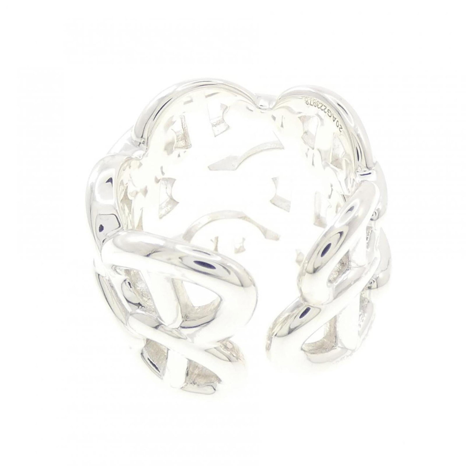HERMES Band Ring Silver 925 - 3