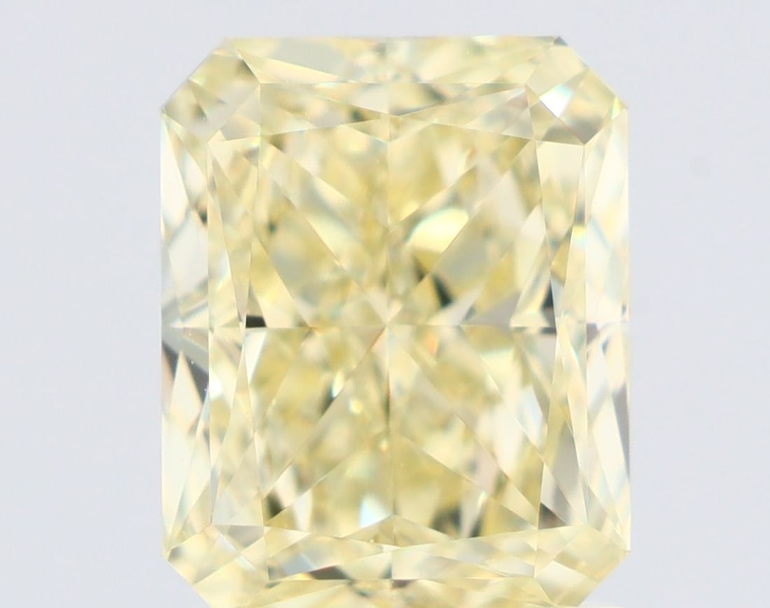 GIA Radiant 1.72ct Fancy Light Yellow IF - Loose Natural Diamond: GIA Radiant 1.72ct Fancy Light Yellow IF - Loose Natural Diamond GIA-certified, this 1.72ct Fancy Light Yellow IF diamond boasts exceptional clarity and polish, with a vibrant light yellow hue that