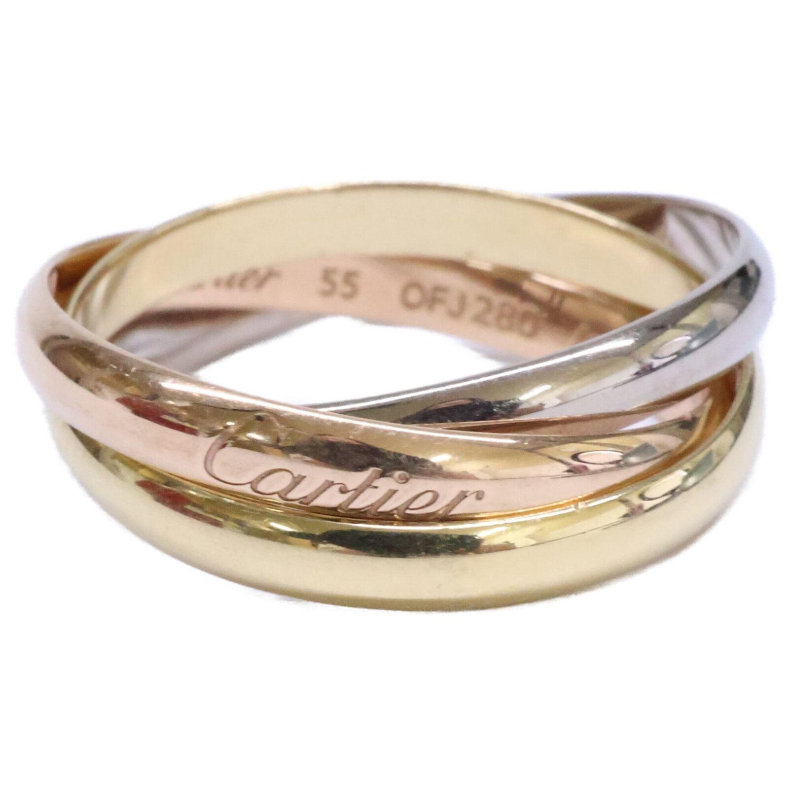 CARTIER Band Ring Pink Gold (18K) White Gold (18K) Yellow Gold (18K): CARTIER Band Ring Pink Gold (18K) White Gold (18K) Yellow Gold (18K) Pink gold, White gold, and Yellow gold 18K options available, this Cartier Band Ring offers a classic design in three distinct fini