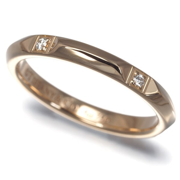 Tiffany&Co. Ring Diamond Tiffany True Us6 18K 750 Rose Gold: Tiffany&Co. Ring Diamond Tiffany True Us6 18K 750 Rose Gold Tiffany & Co.'s 18k rose gold ring features a natural diamond, crafted into a beautiful design. The ring boasts a striking 2.6mm width and a