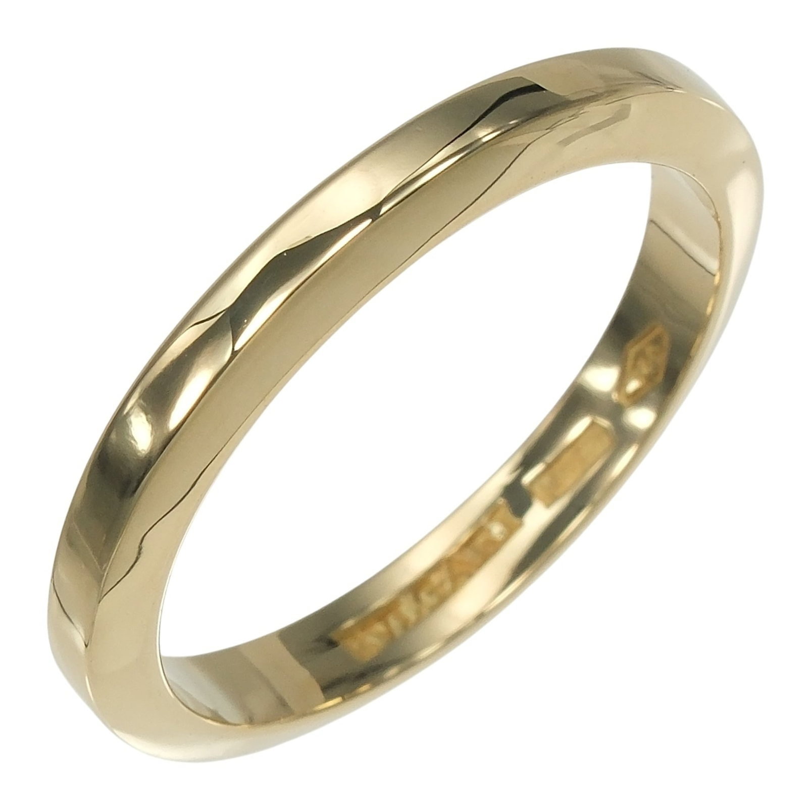 BVLGARI Band Ring Yellow Gold (18K): BVLGARI Band Ring Yellow Gold (18K) Yellow gold (18K) BVLGARI Band Ring for Women, US Size 6.5, in excellent condition with no visible wear, featuring a refined and elegant design. This like new used 