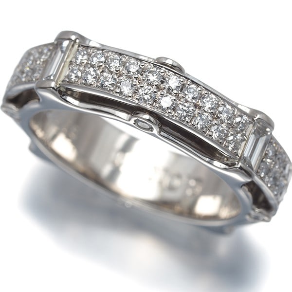 E-No'S Ring Diamond 0.885Ct/0.429Ct Paved Baguette-Cut Us7 900 Platinum: E-No'S Ring Diamond 0.885Ct/0.429Ct Paved Baguette-Cut Us7 900 Platinum E-No'S Ring Diamond 0.885Ct/0.429Ct Paved Baguette-Cut Us7 900 Platinum features a stunning combination of natural diamonds and